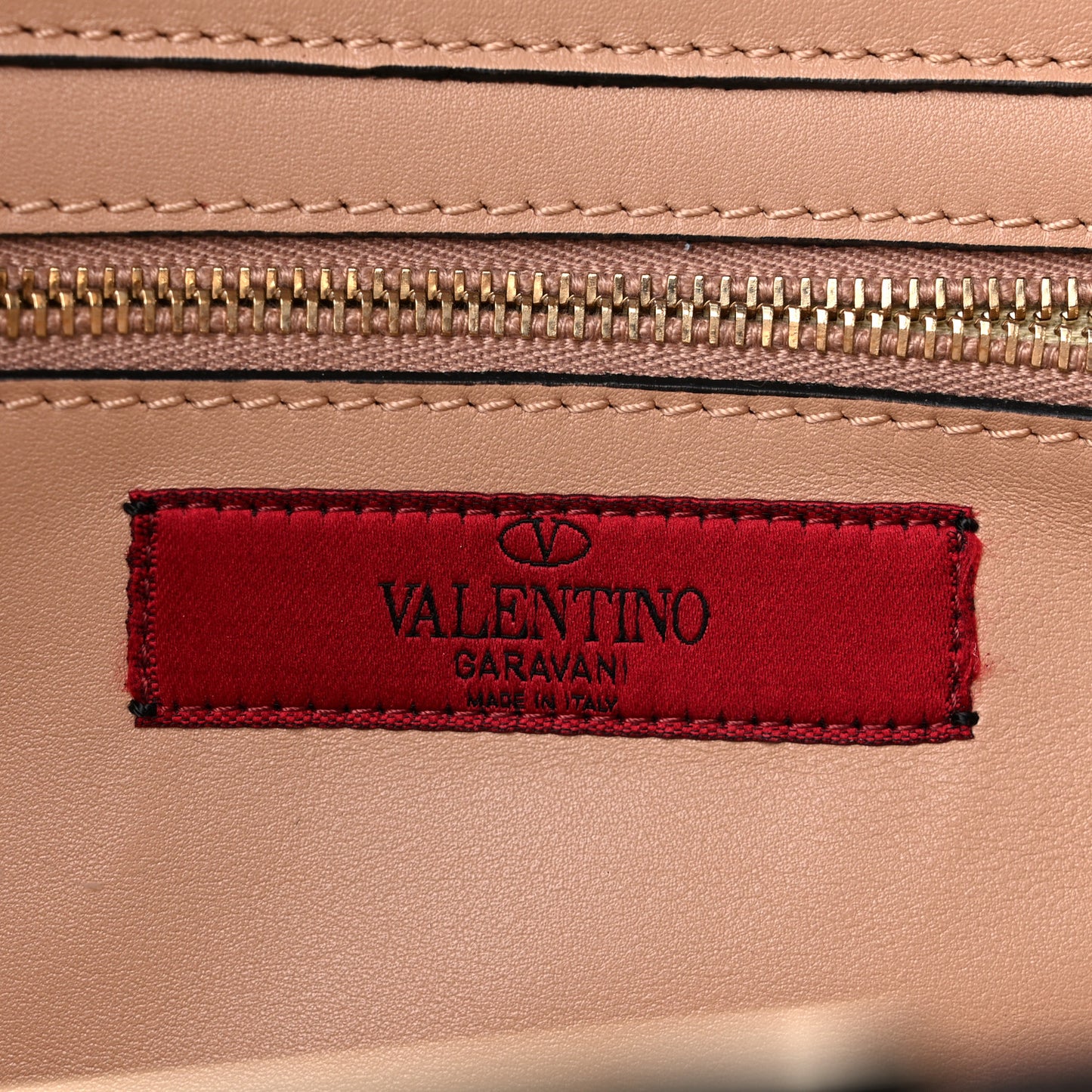 Vitello Small Rockstud Tote Skin Sorbet