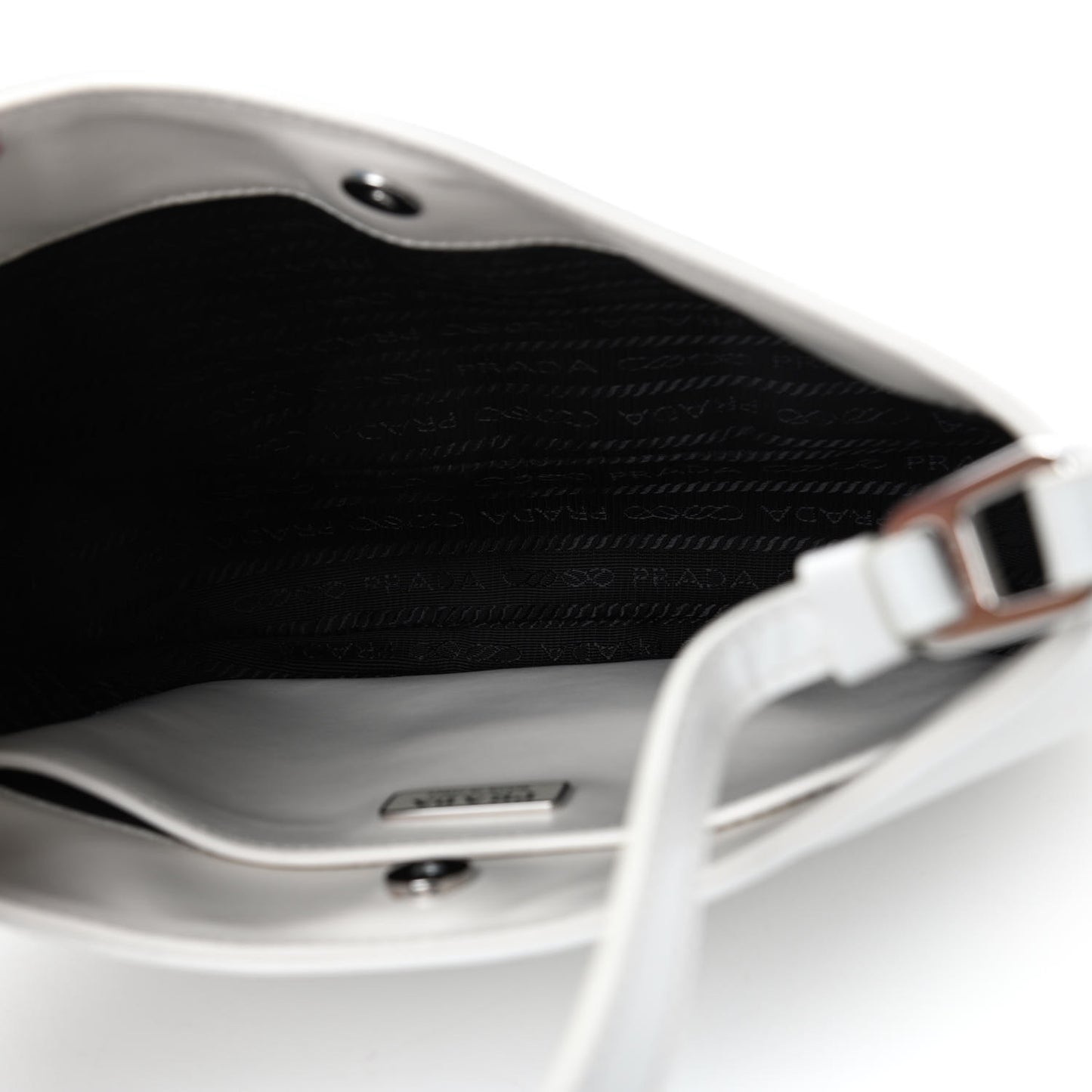 Spazzolato Cleo Shoulder Bag White