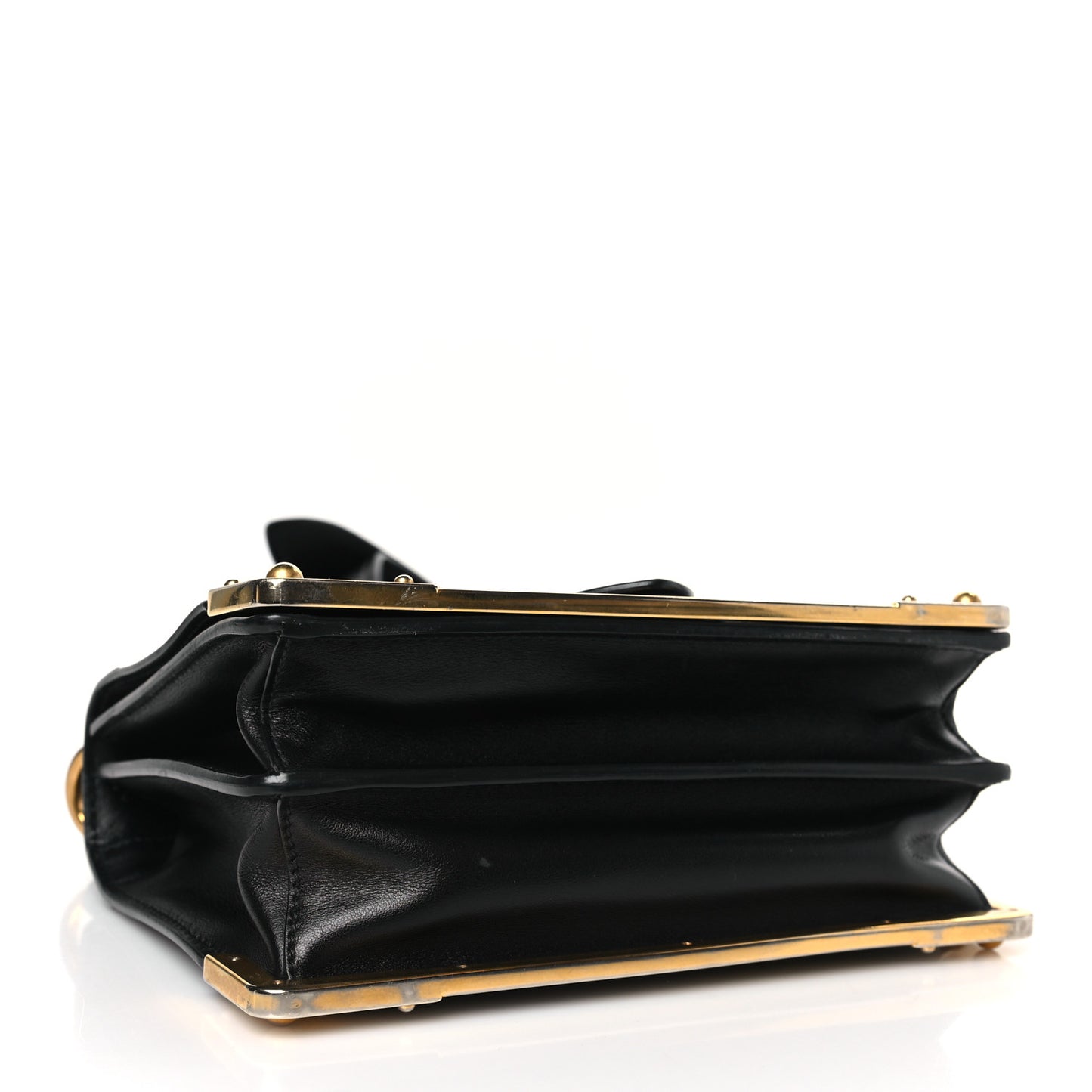 City Calf Saffiano Cahier Bag Black