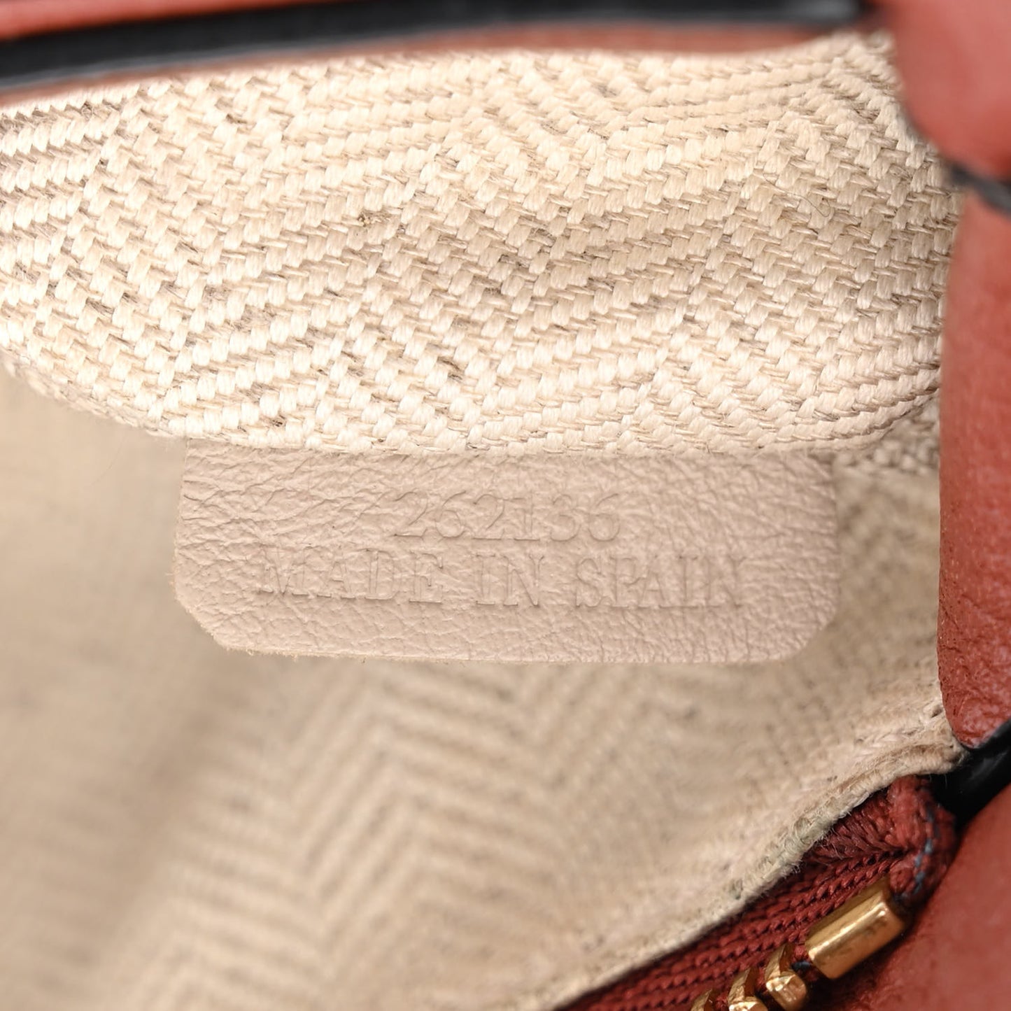 Calfskin Mini Puzzle Bag Spice Pumpkin