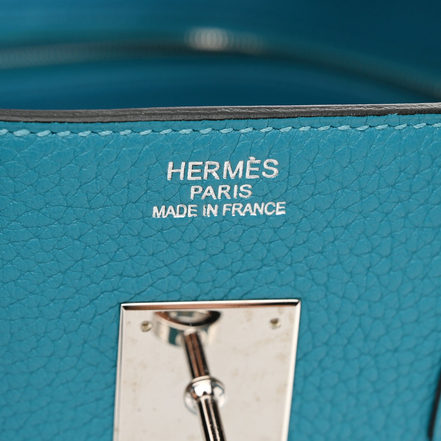 Hermes Togo BIRKIN 35 Turquoise 6 of 13