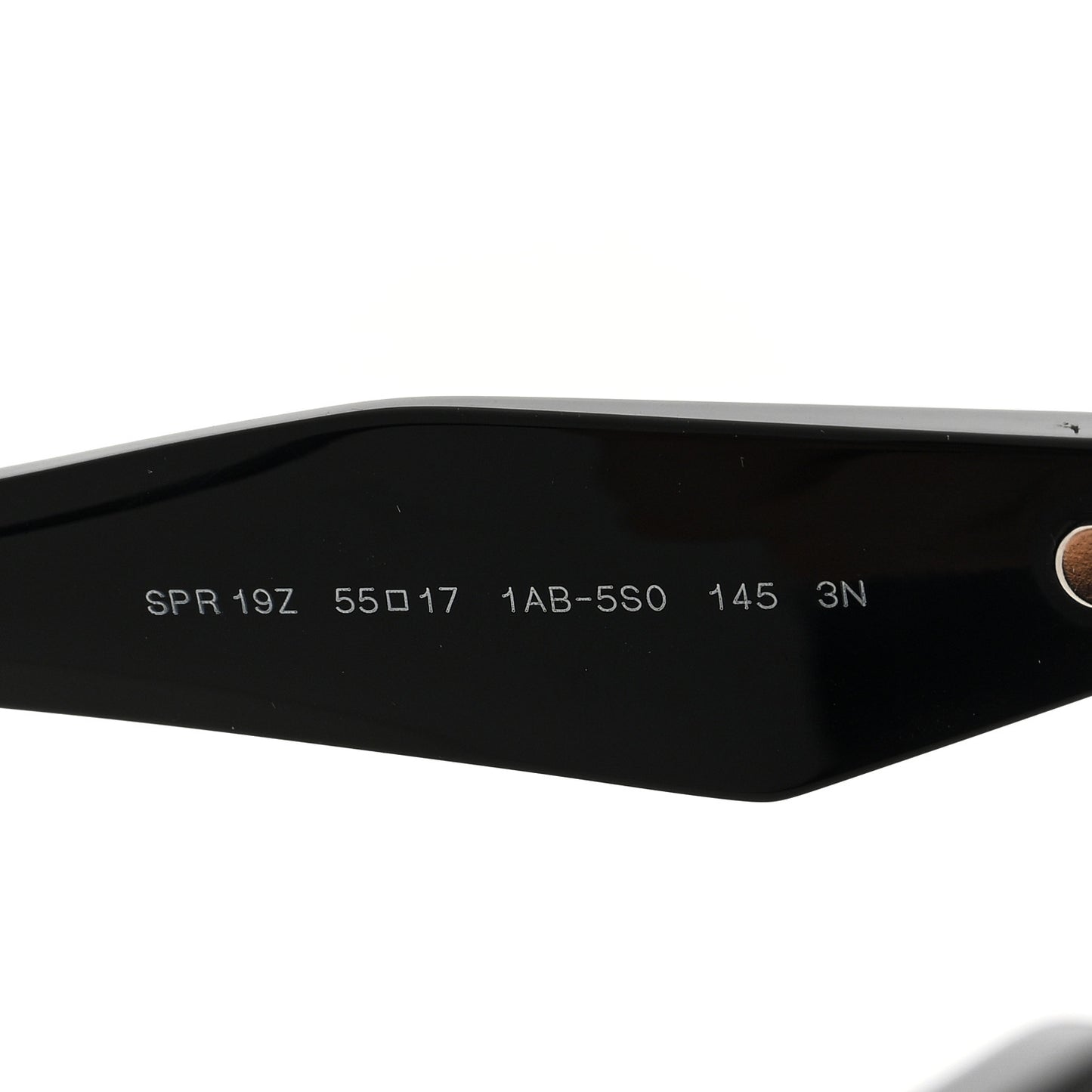 Acetate Symbole Sunglasses SPR 19Z Black