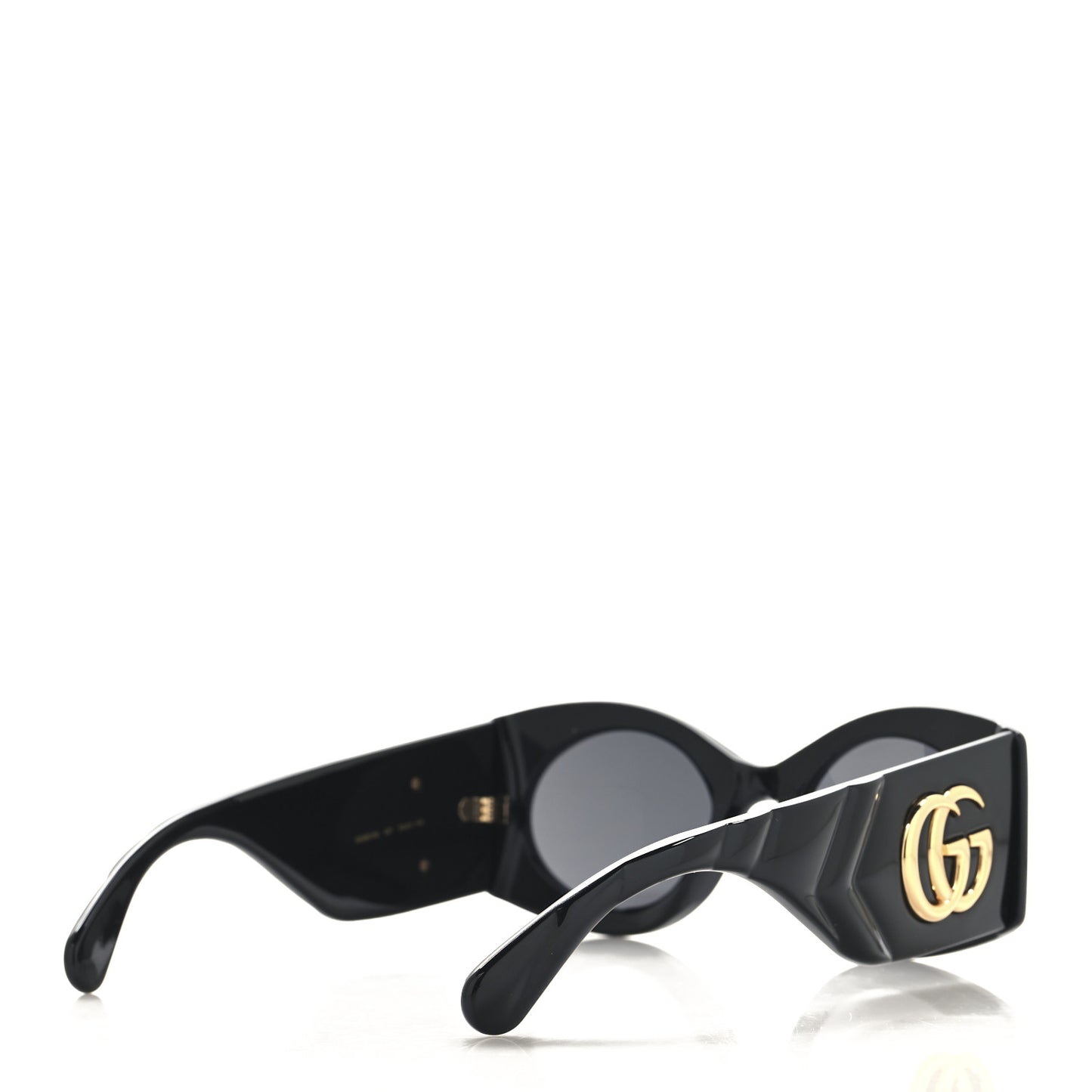 Acetate Frame GG Marmont Logo Sunglasses GG0810S Black