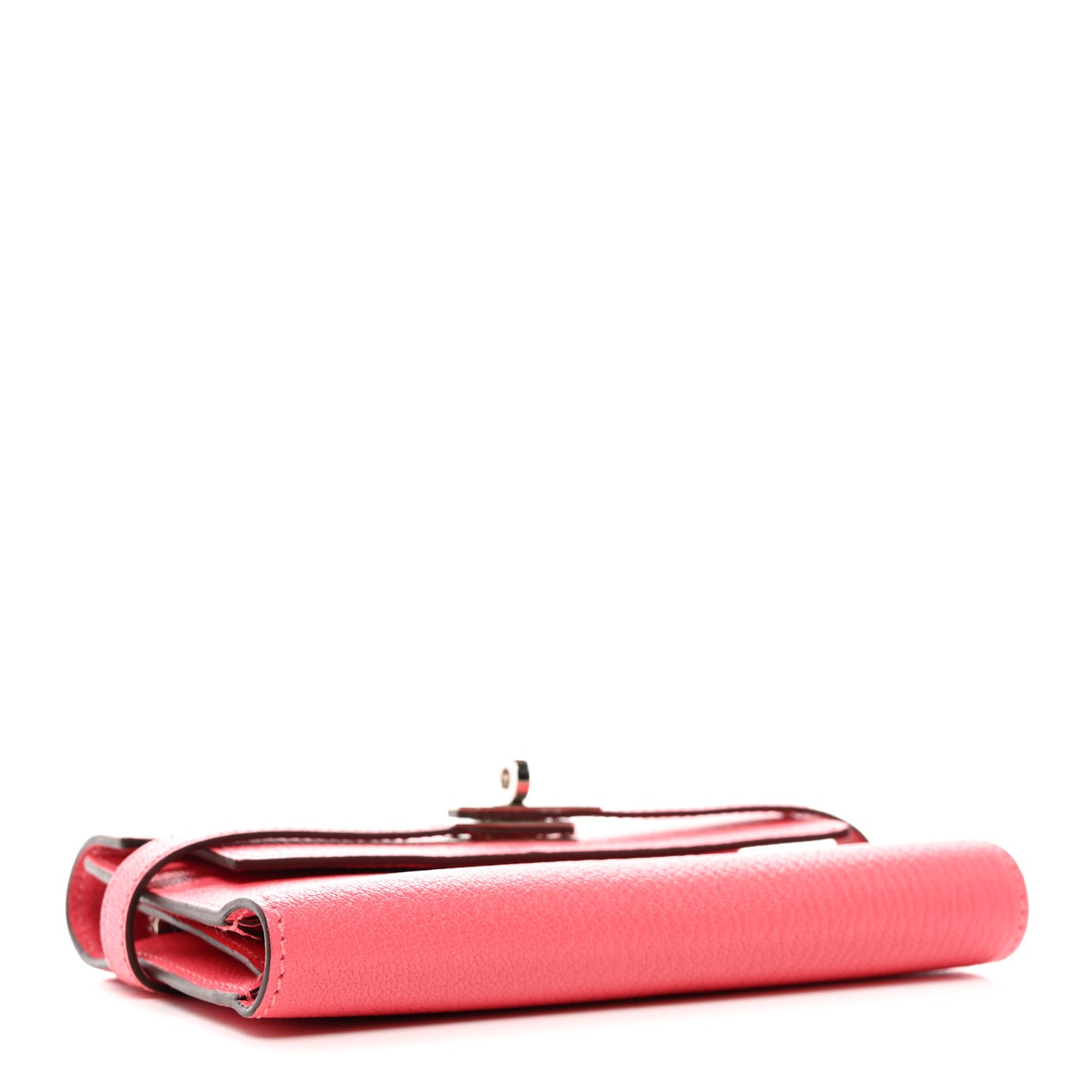 Chevre Mysore Kelly Medium Wallet Rose Lipstick