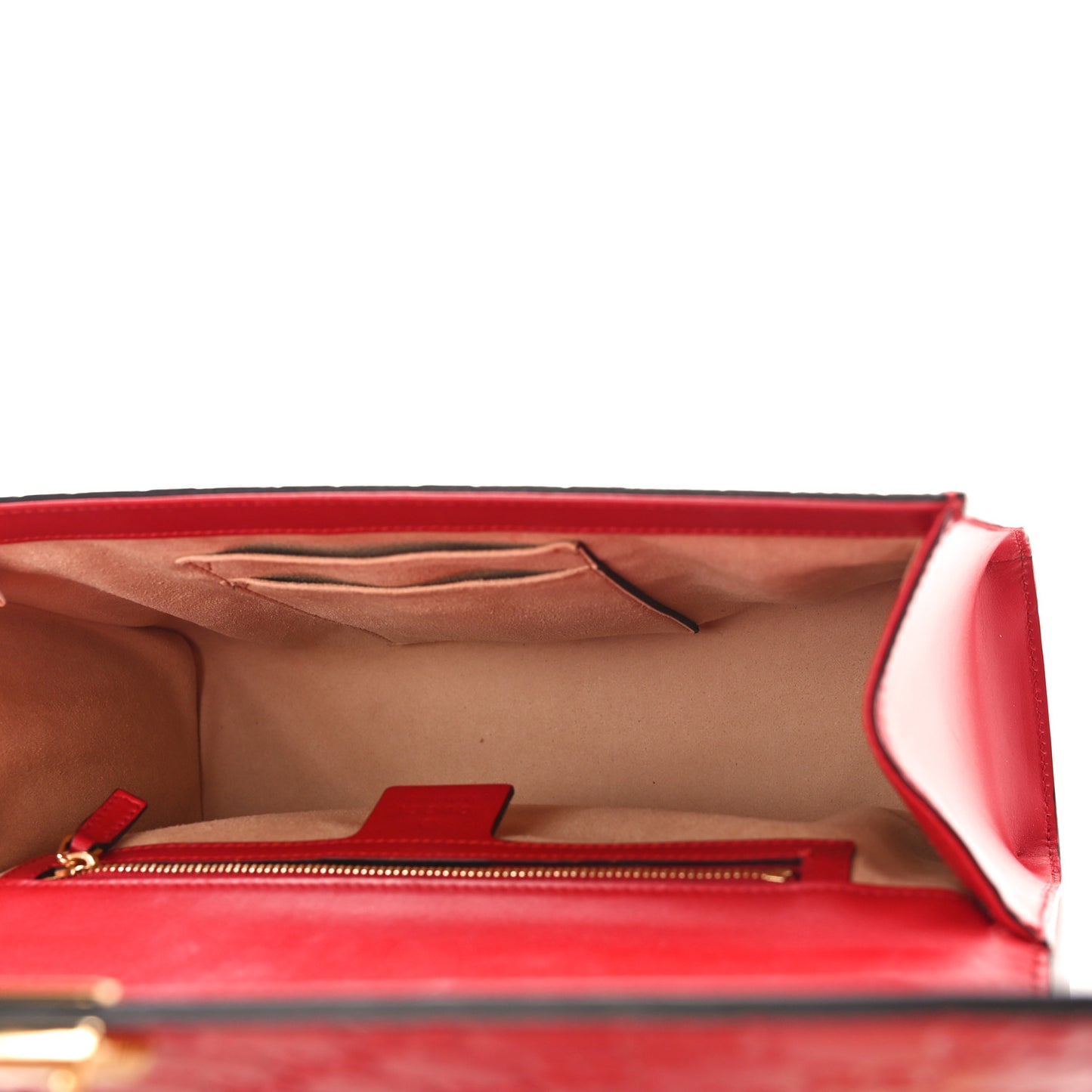 Guccissima Medium Padlock Shoulder Bag Hibiscus Red