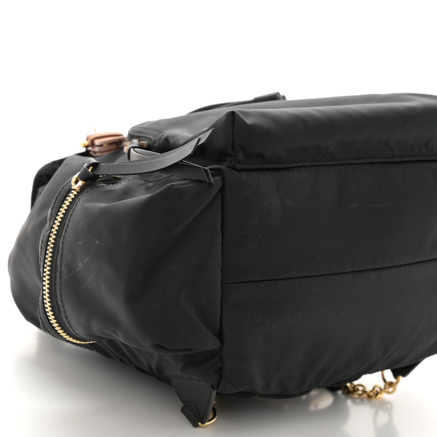 Nylon Medium Rucksack Backpack Black