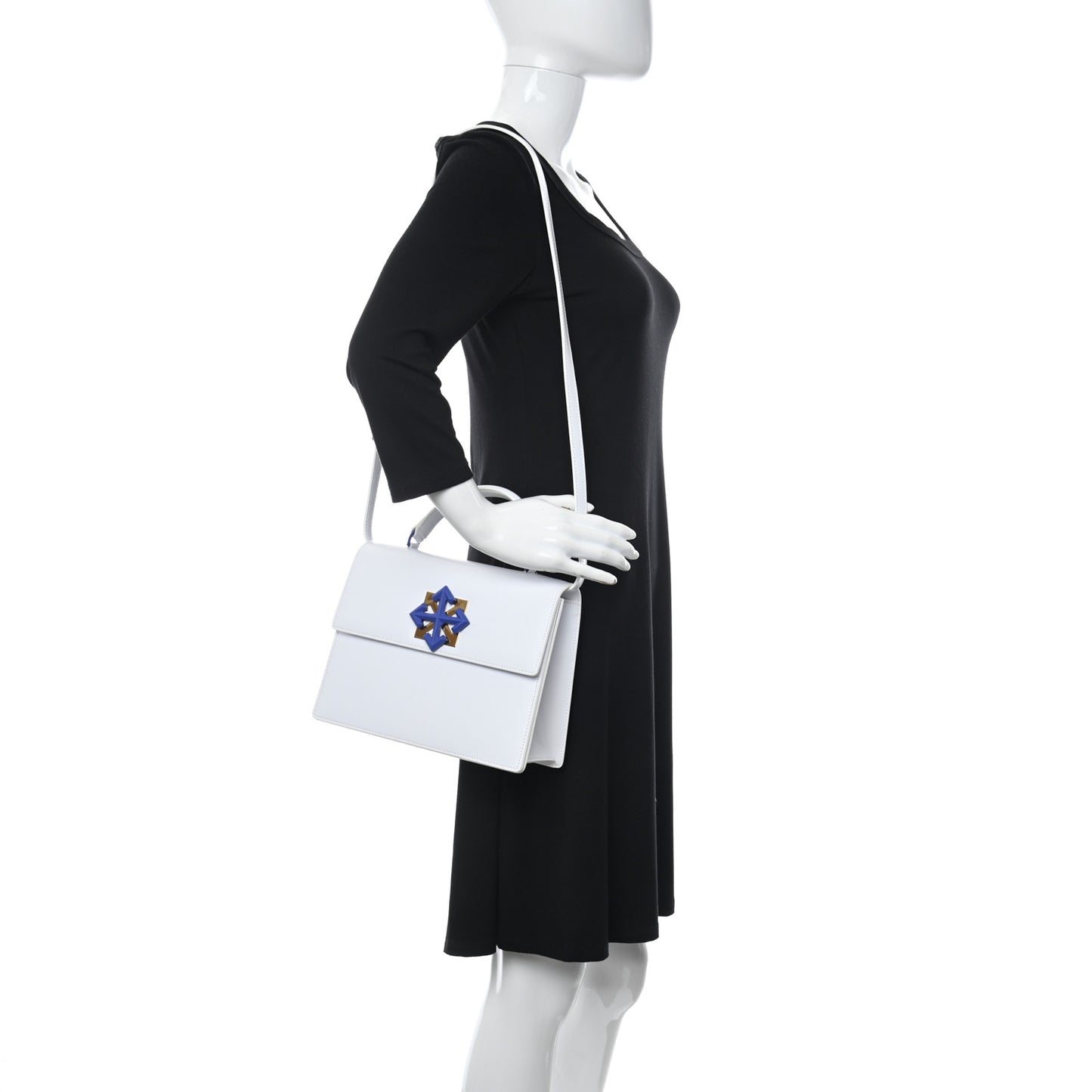 Calfskin Jitney 2.8 Bag White