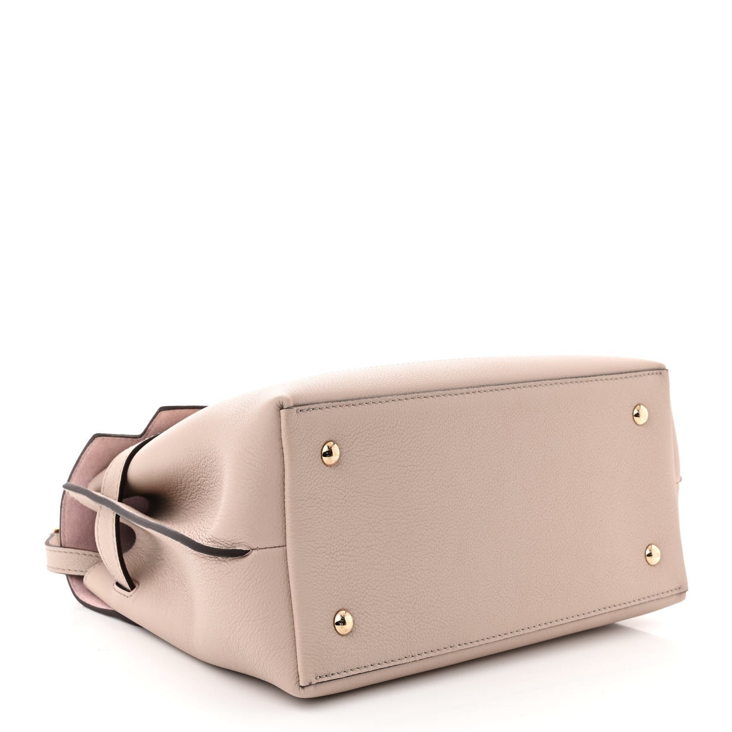 Soft Calfskin Lockme Ever MM Greige
