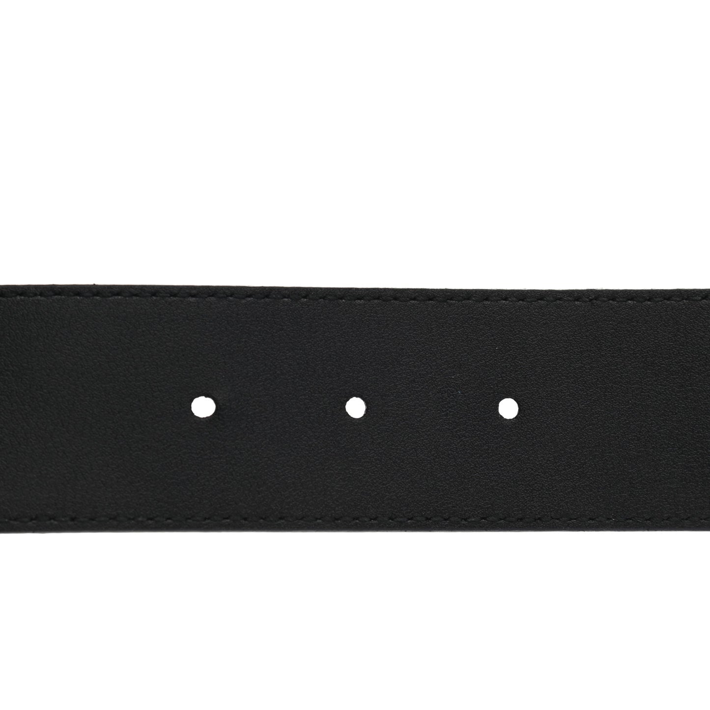 Moon Calfskin Torchon Double G 40mm Belt 65 26 Black