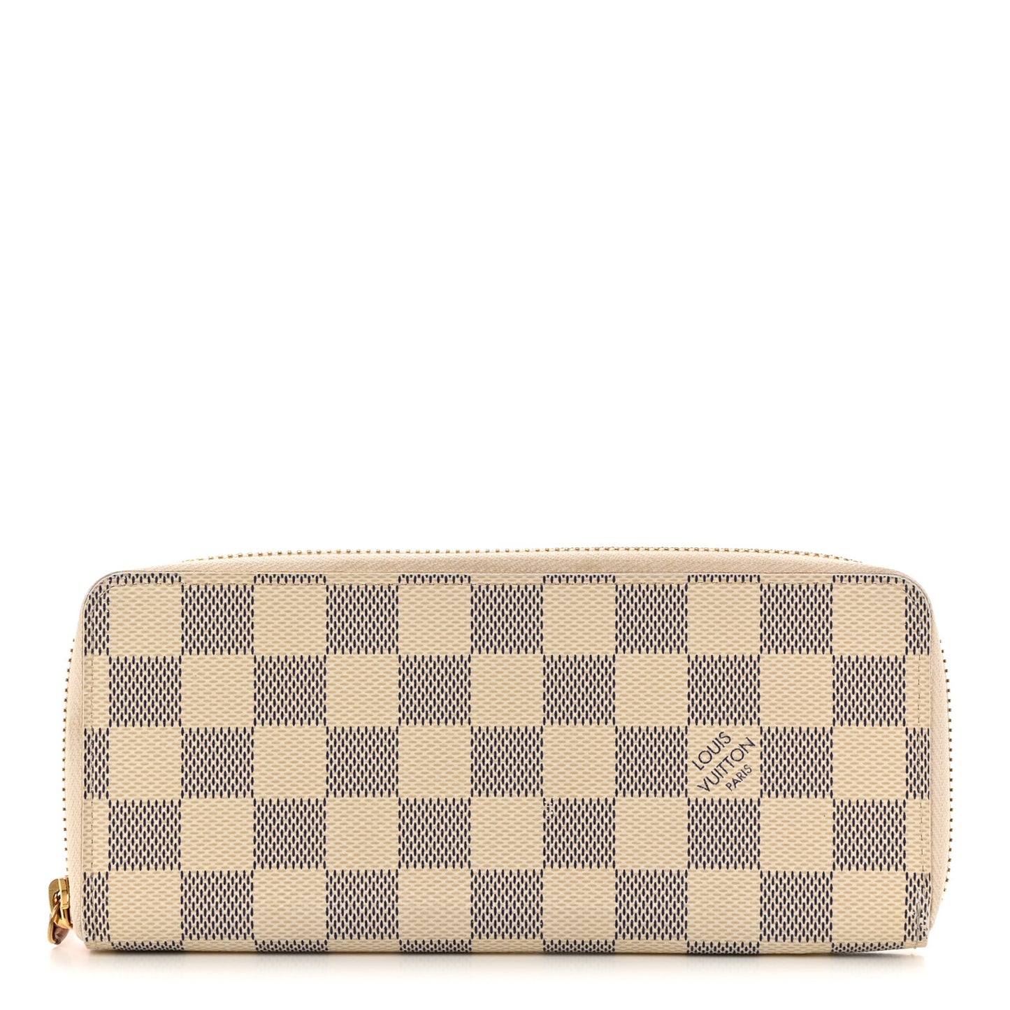 Damier Azur Clemence Wallet Rose Ballerine
