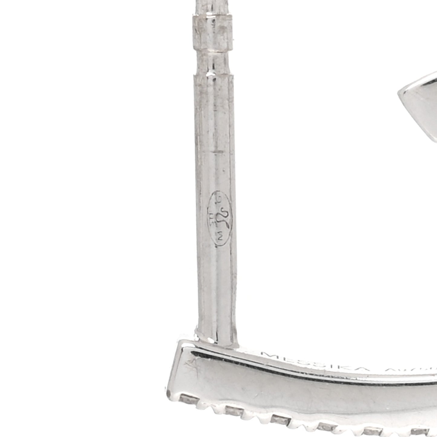 18K White Gold Diamond Muliti-Creoles Gatsby Earrings