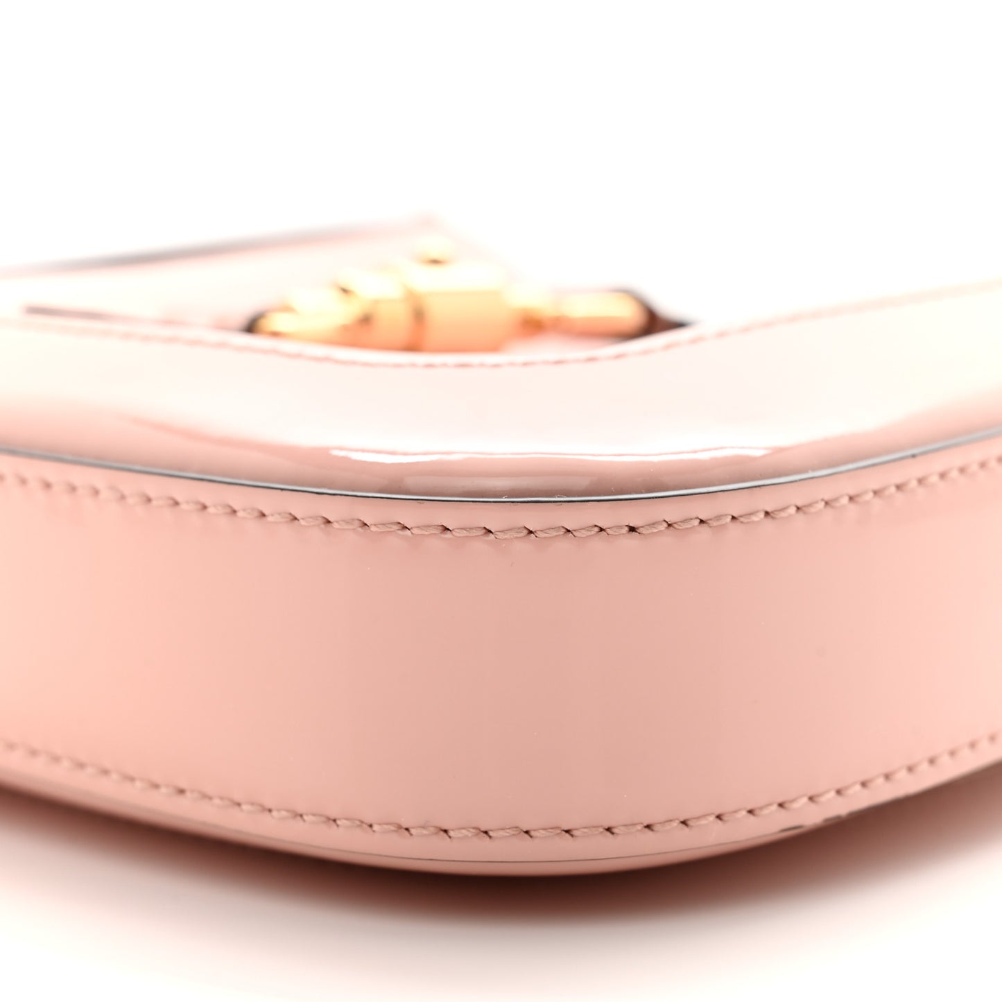Patent Mini Jackie 1961 Crystal Hobo Pink