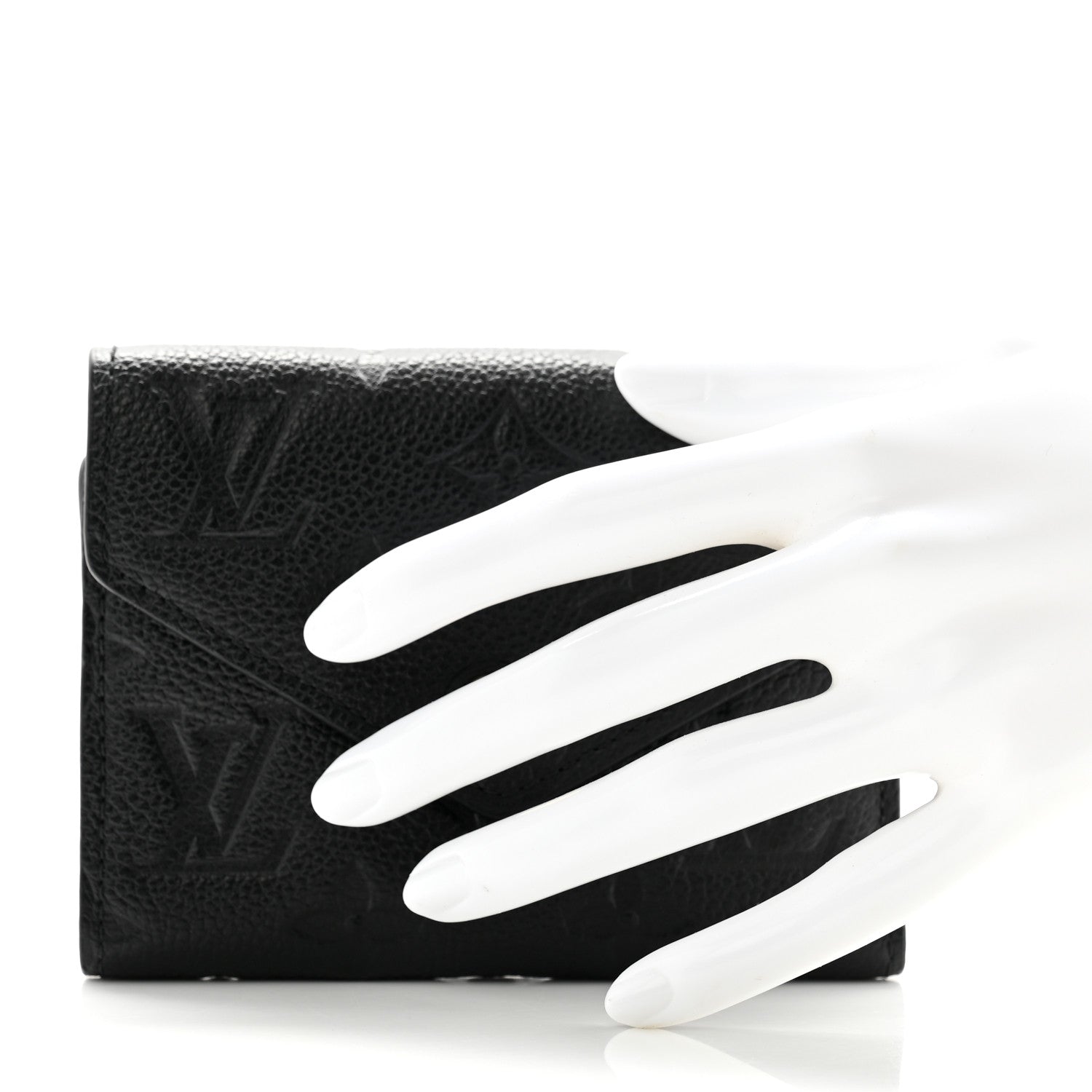 Louis Vuitton Empreinte Victorine Wallet Black 2 of 7