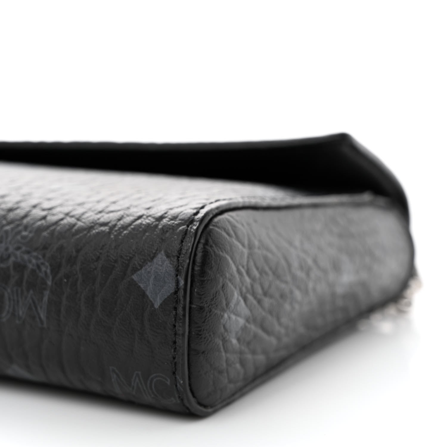 MCM Visetos Medium Tracy Crossbody Bag Black 10 of 10