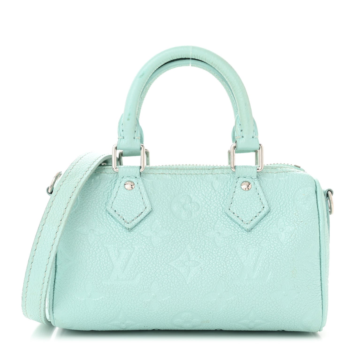 Louis Vuitton Empreinte Monogram Nano Speedy Pearly Lagoon Turquoise 1 of 11