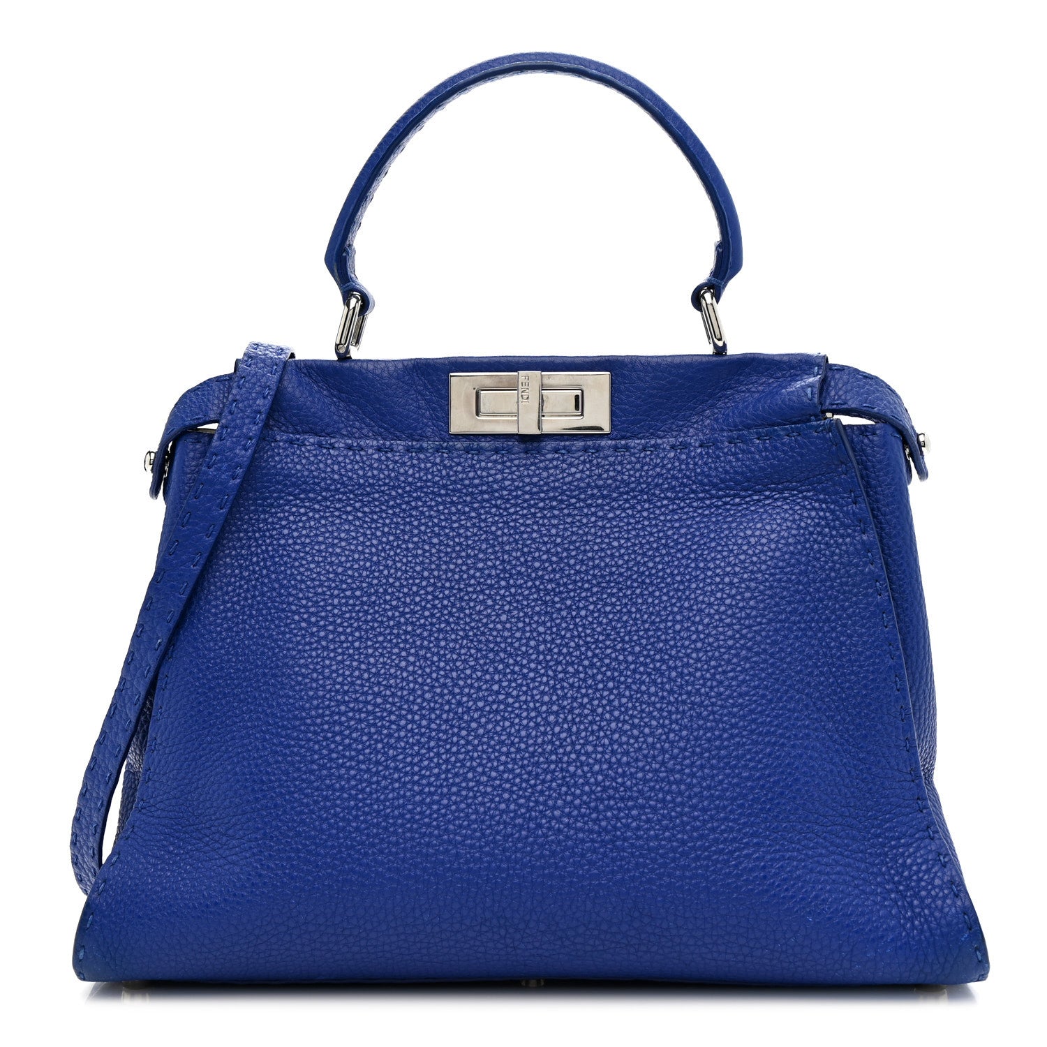 Fendi Cuoio Romano Selleria Bi-Color Medium Peekaboo Iconic