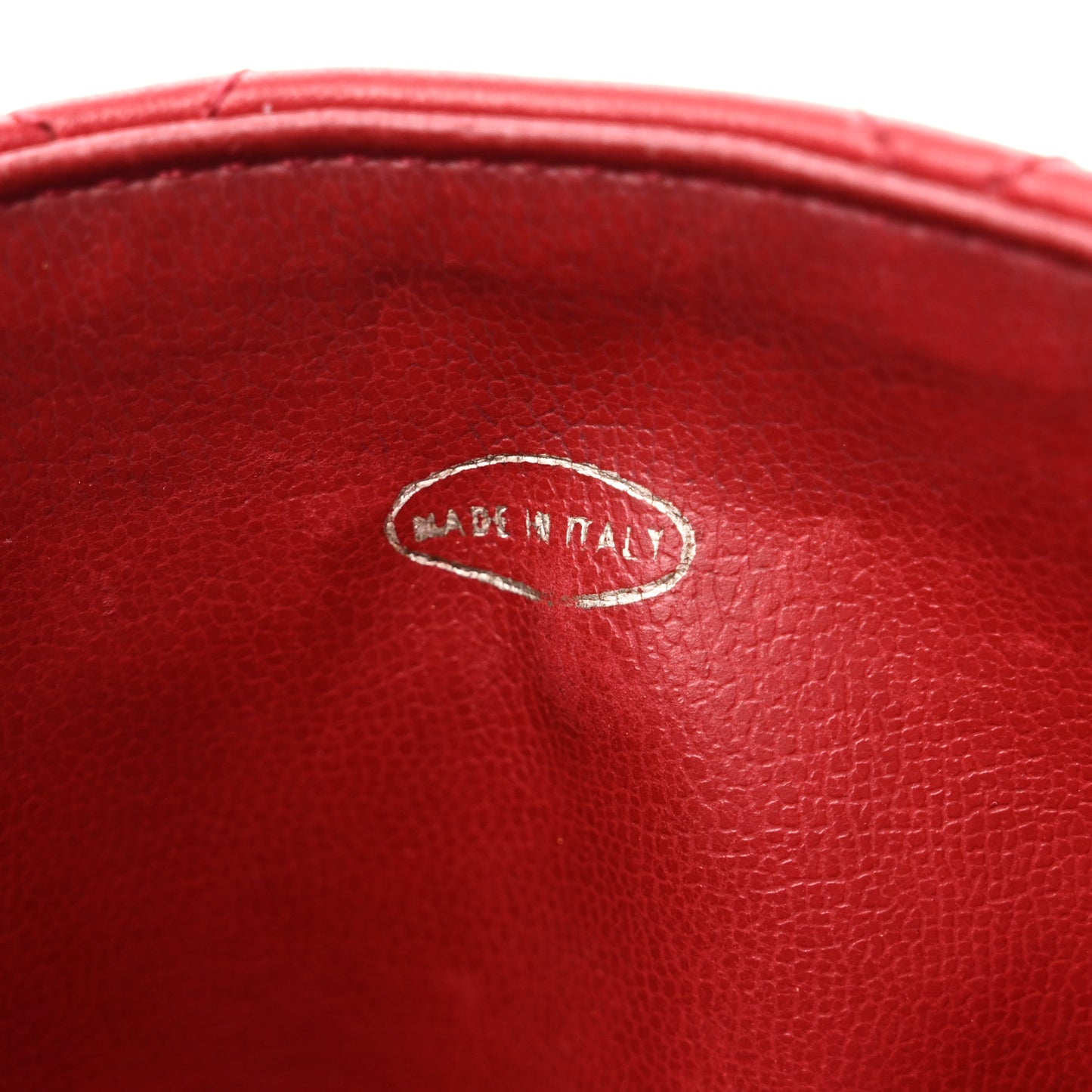 Lambskin Quilted Flap Waist Belt Bag 75 30 75 30 Red