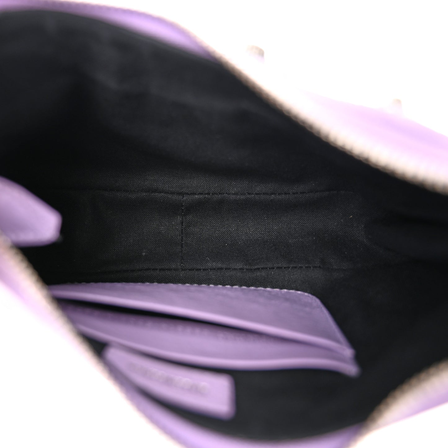 Agneau Arena Le Cagole Mini Purse With Chain Lilac