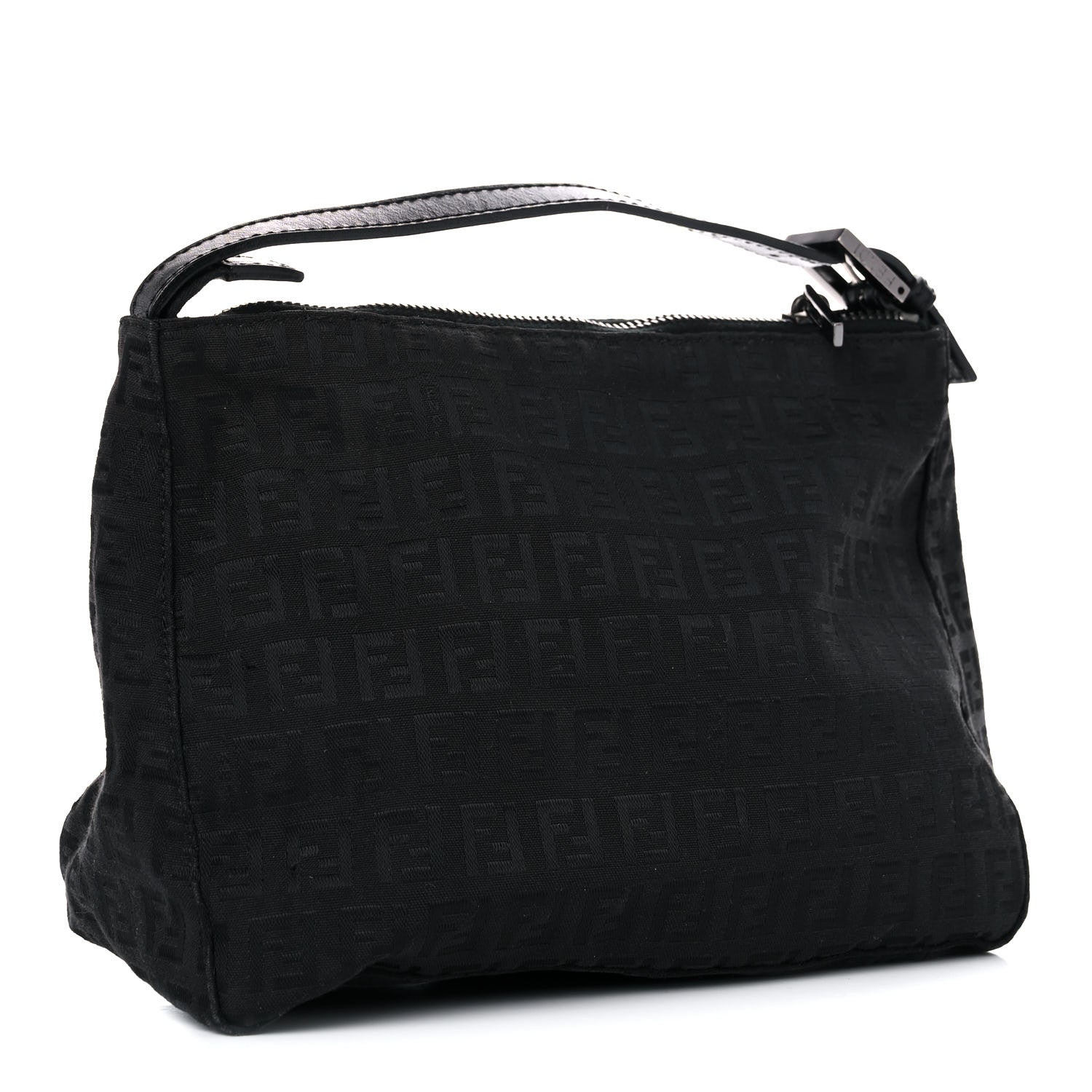 Fendi Zucchino Mini Pochette Black 2 of 15