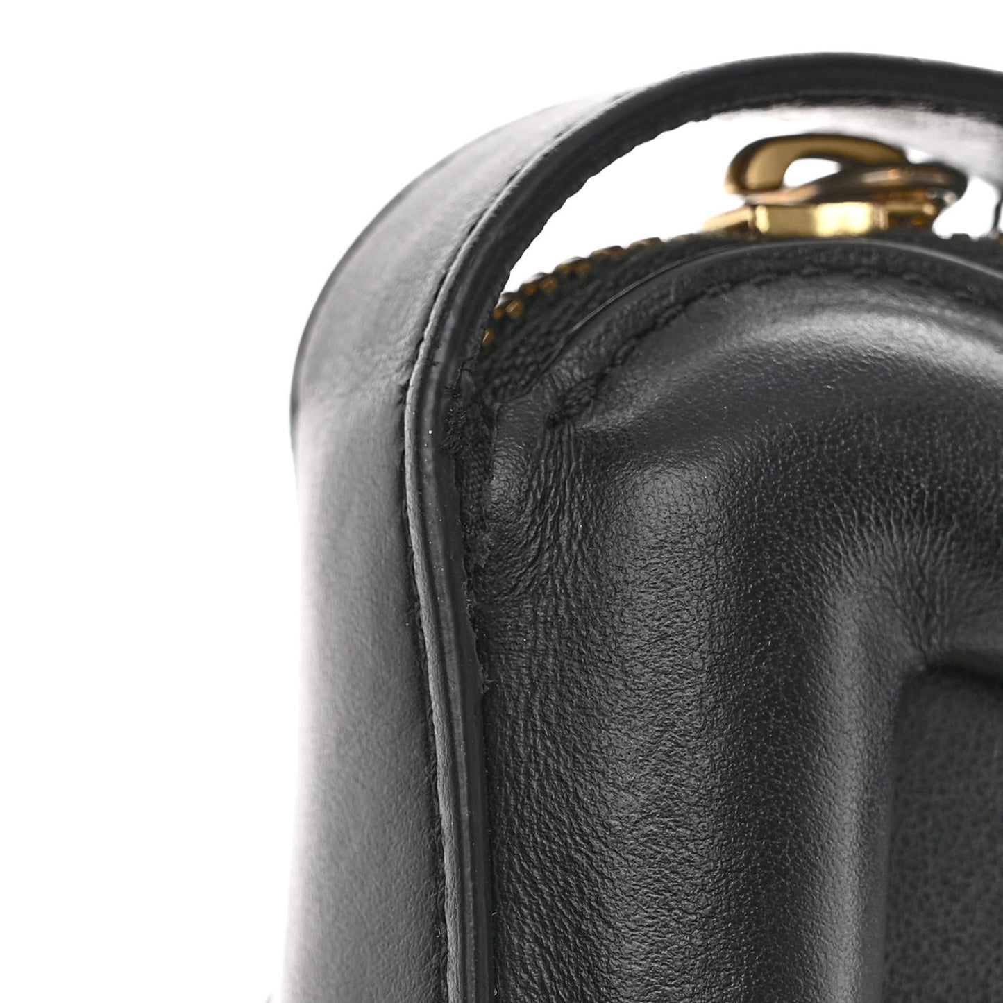 Smooth Calfskin Mini M Frame Bag Black