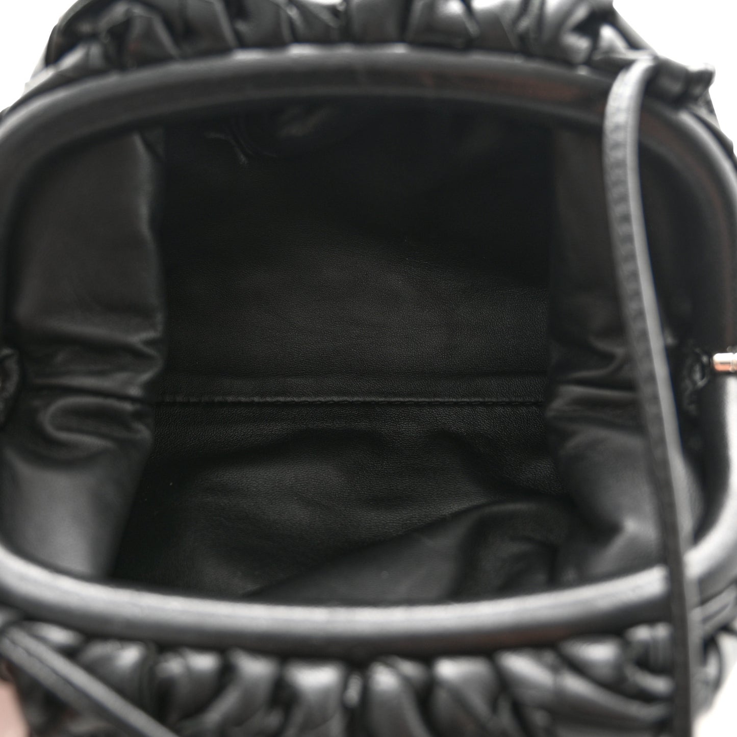 Nappa Intrecciato The Mini Pouch Black