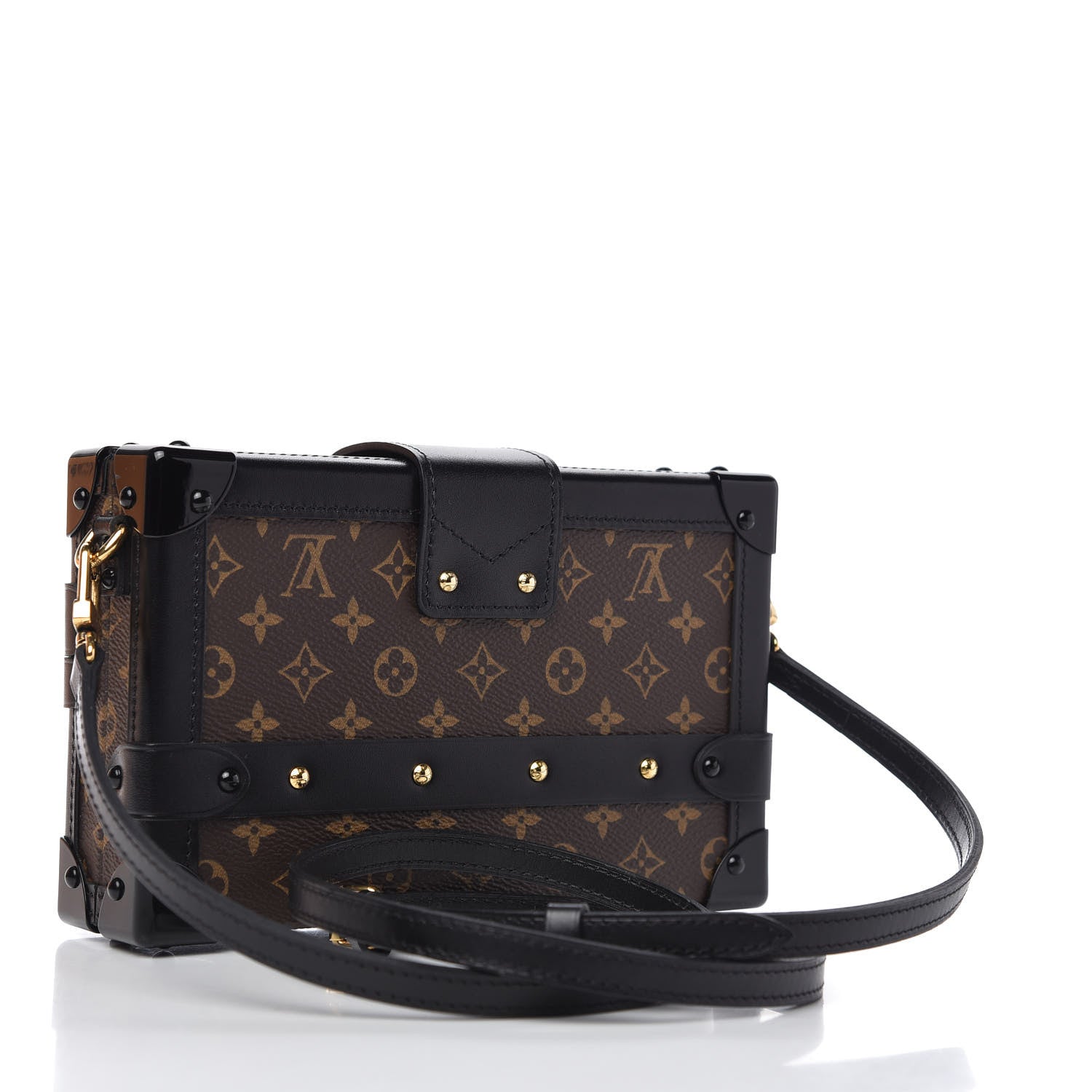 Louis Vuitton Monogram Petite Malle Black 3 of 10