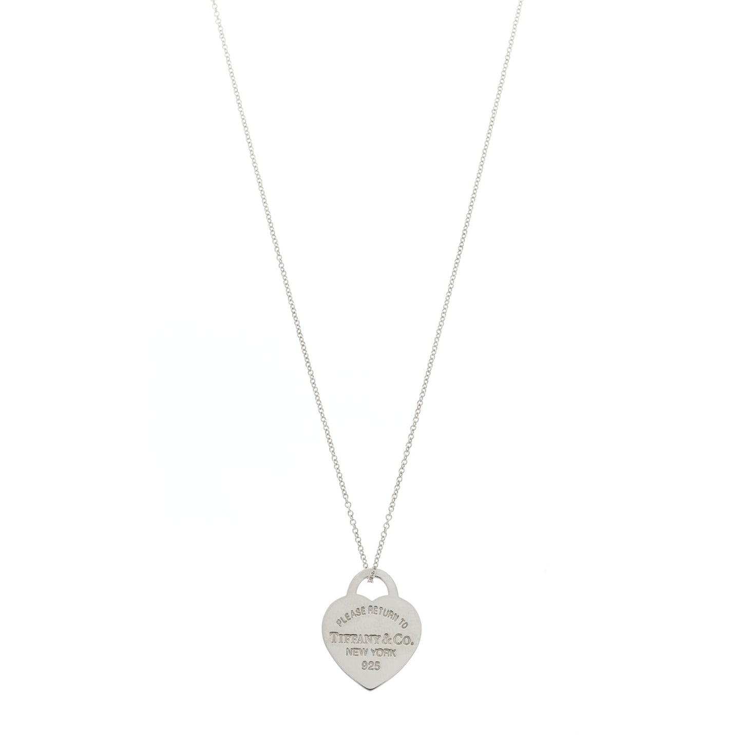 Sterling Silver Small Return to Tiffany Heart Pendant Necklace