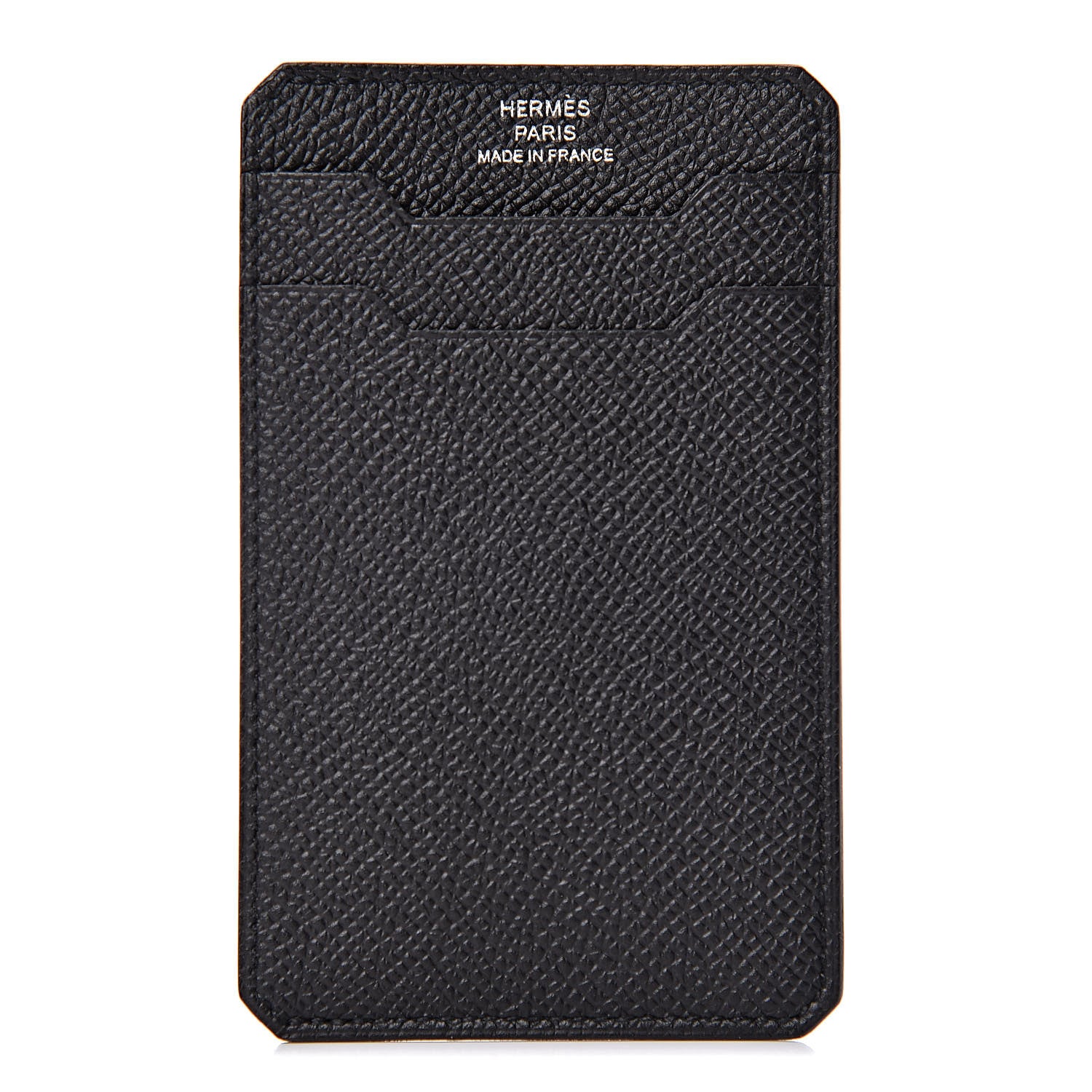 Hermes Epsom City 3CC Card Holder Black 432076 – FASHIONPHILE