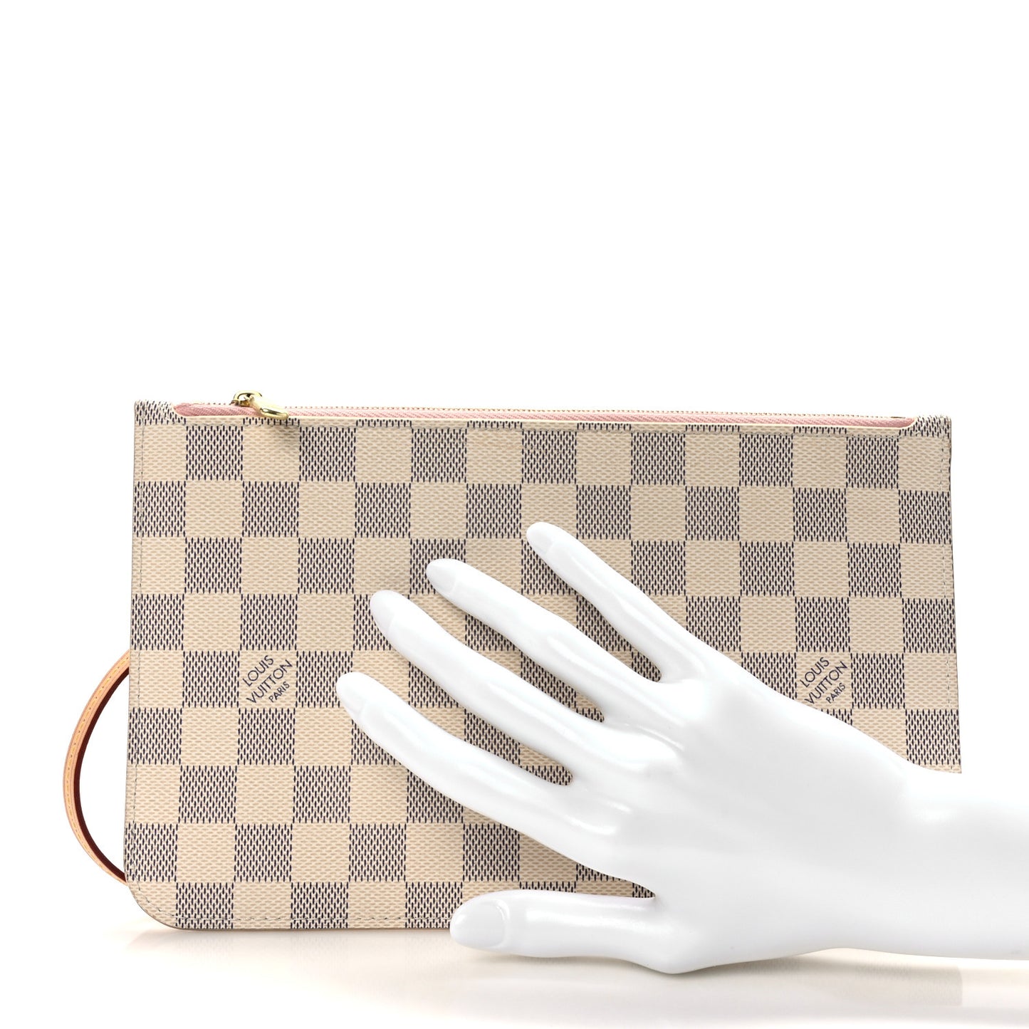 Damier Azur Neverfull MM GM Pochette Rose Ballerine