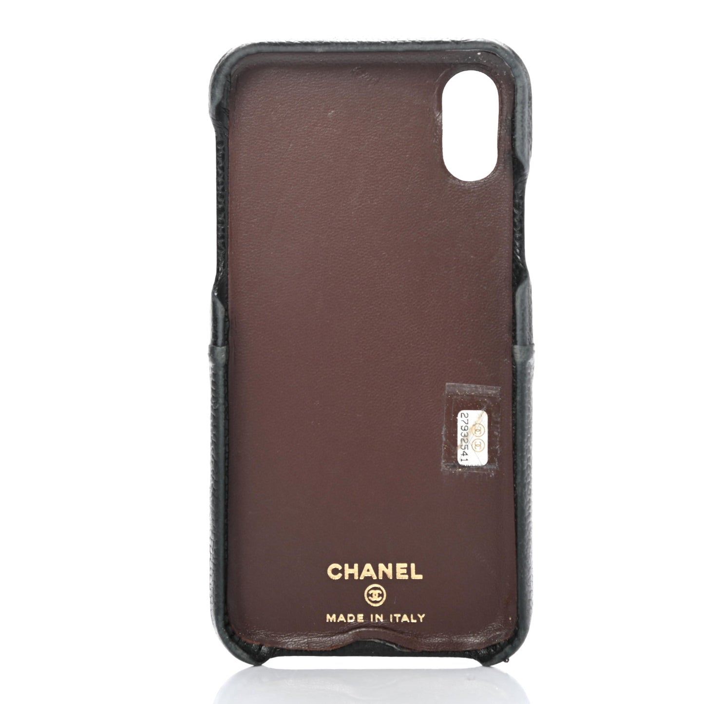 Caviar Quilted iPhone XS Max Coco Tech Case Black