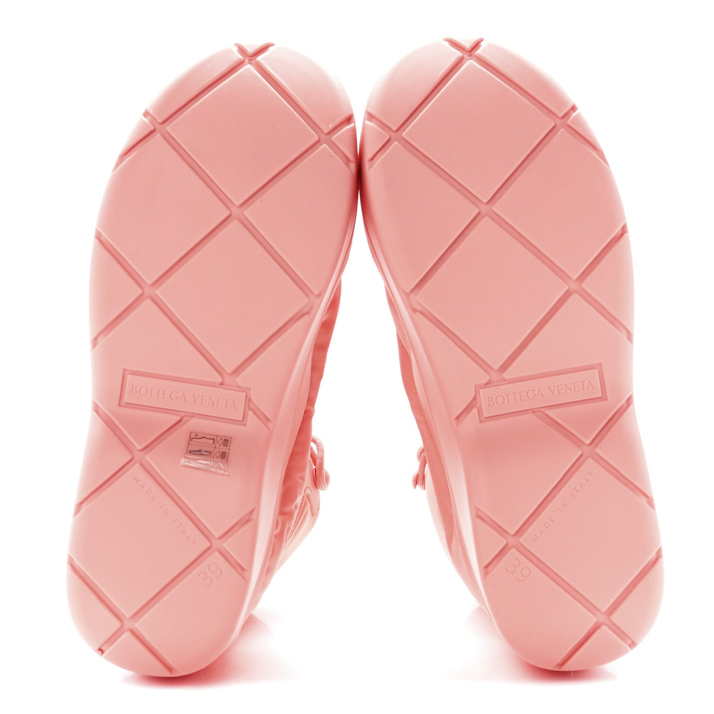 Technical Fabric Rubber Puddle Bomber Boots 39 Flamingo