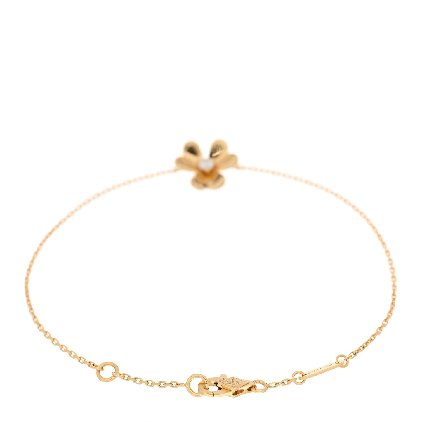18K Yellow Gold Diamond Mini Frivole Bracelet