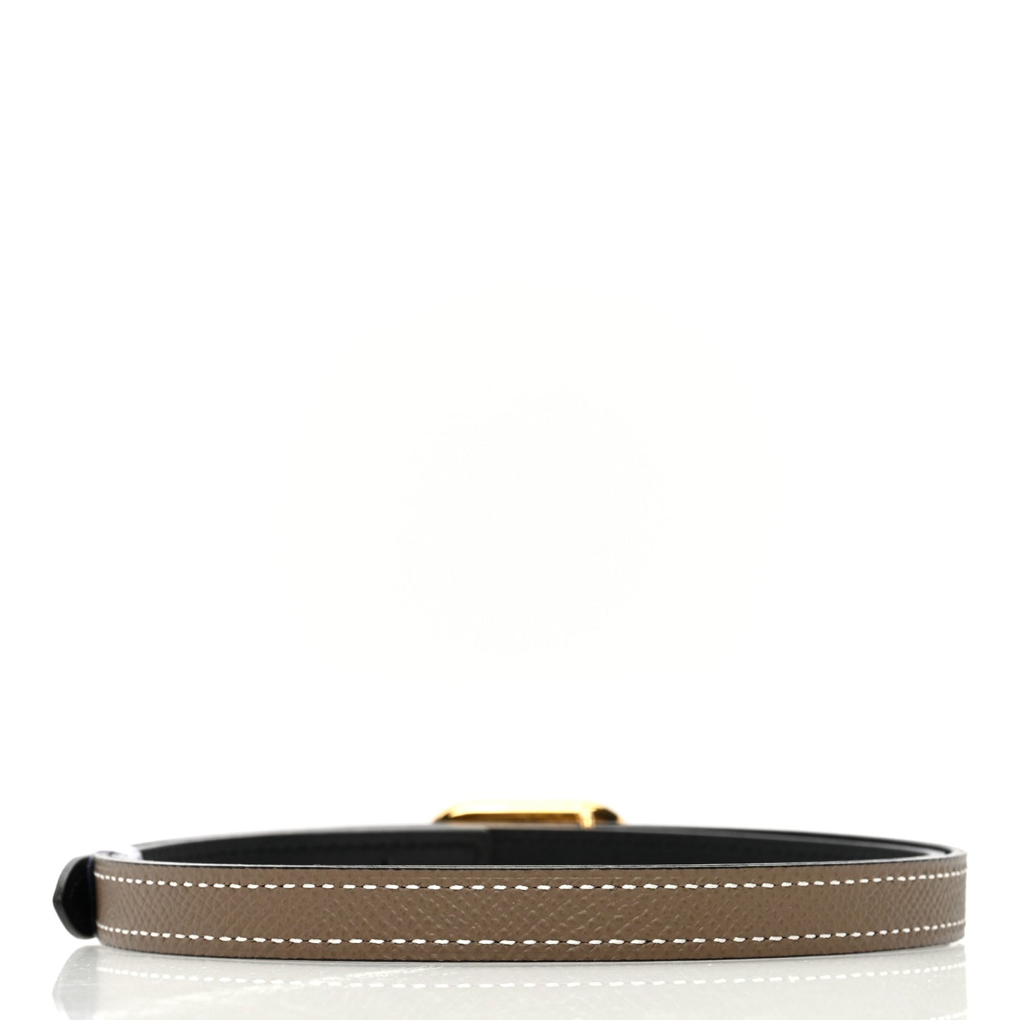 Swift Epsom 13mm Maillon H Belt 80 32 Etoupe Black