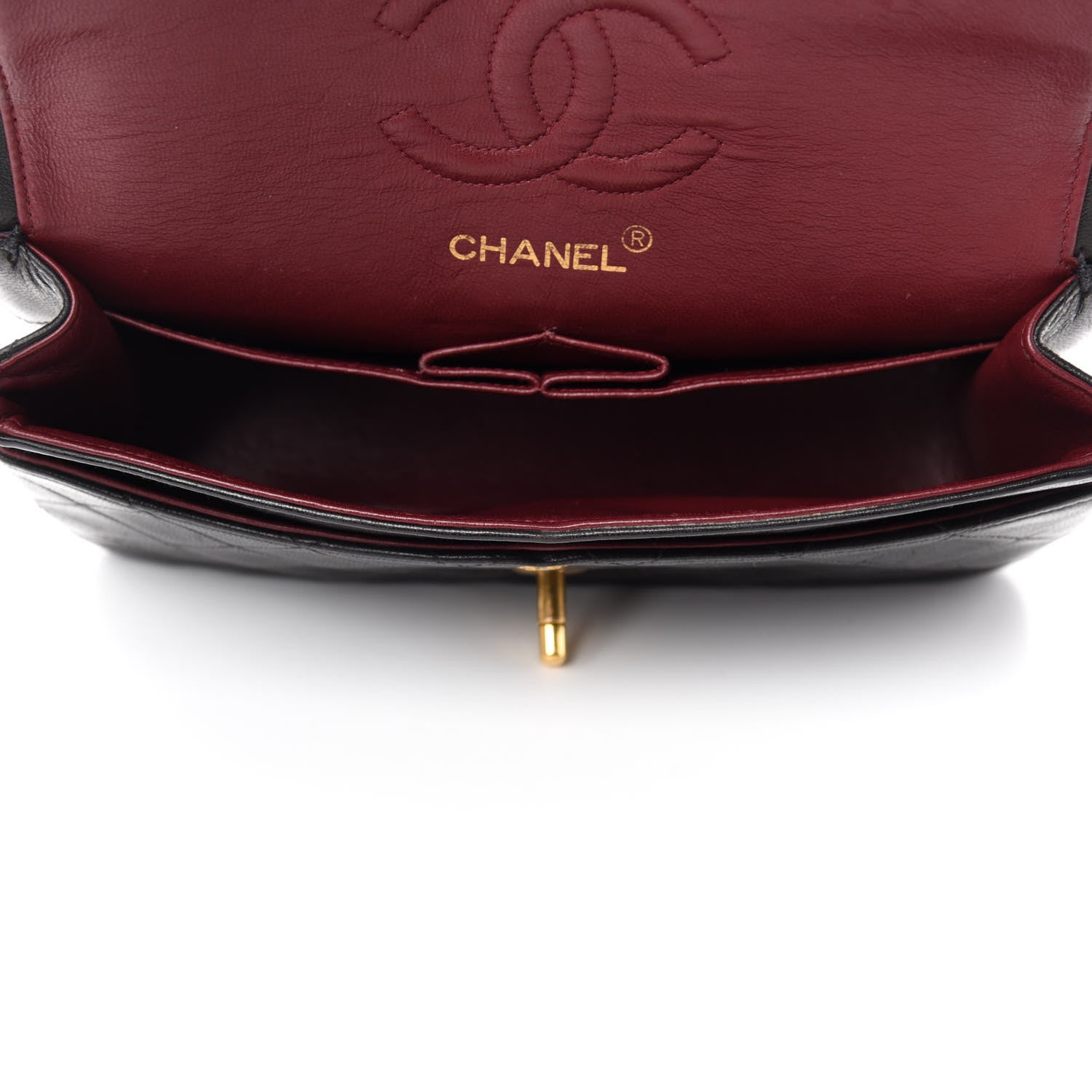 Chanel Lambskin Quilted Small Double Flap Black 5 of 14