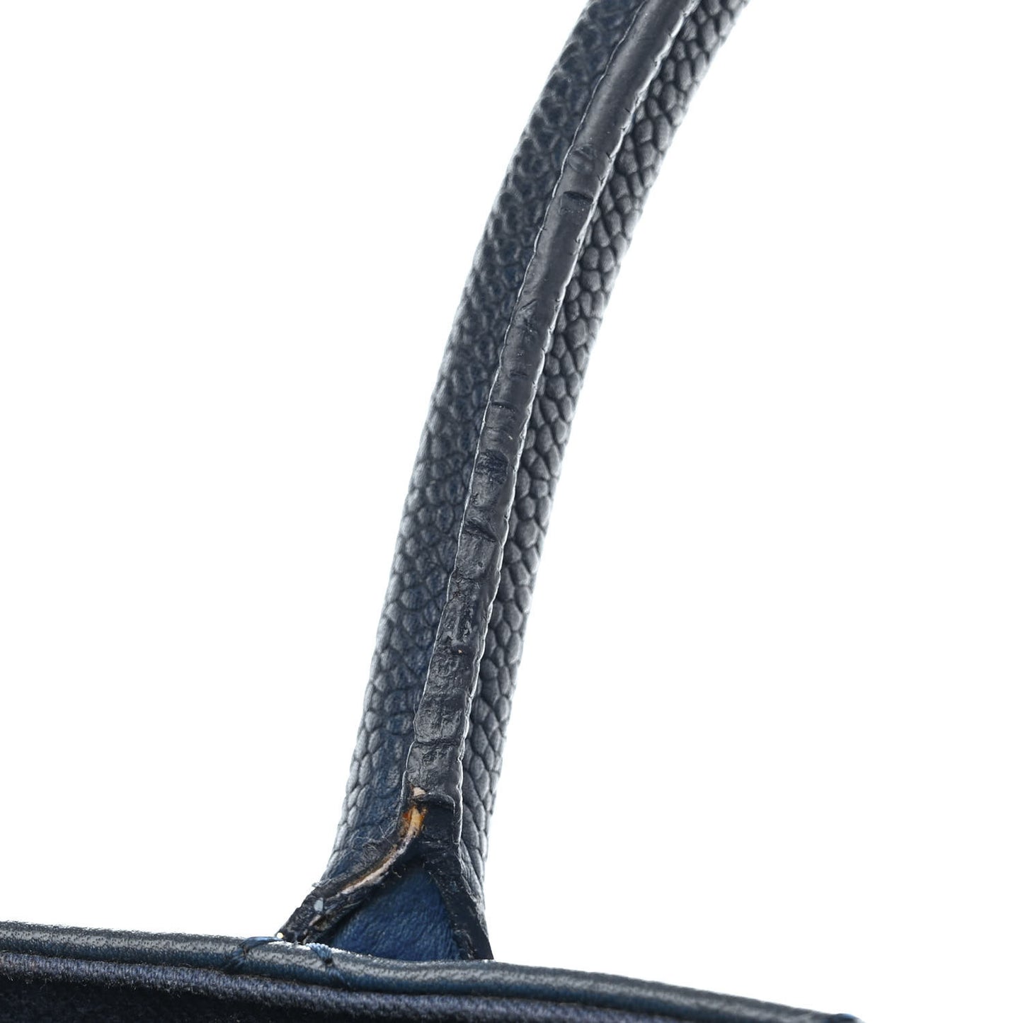Grained Vegetal Calfskin Urban Shopping Tote Blue