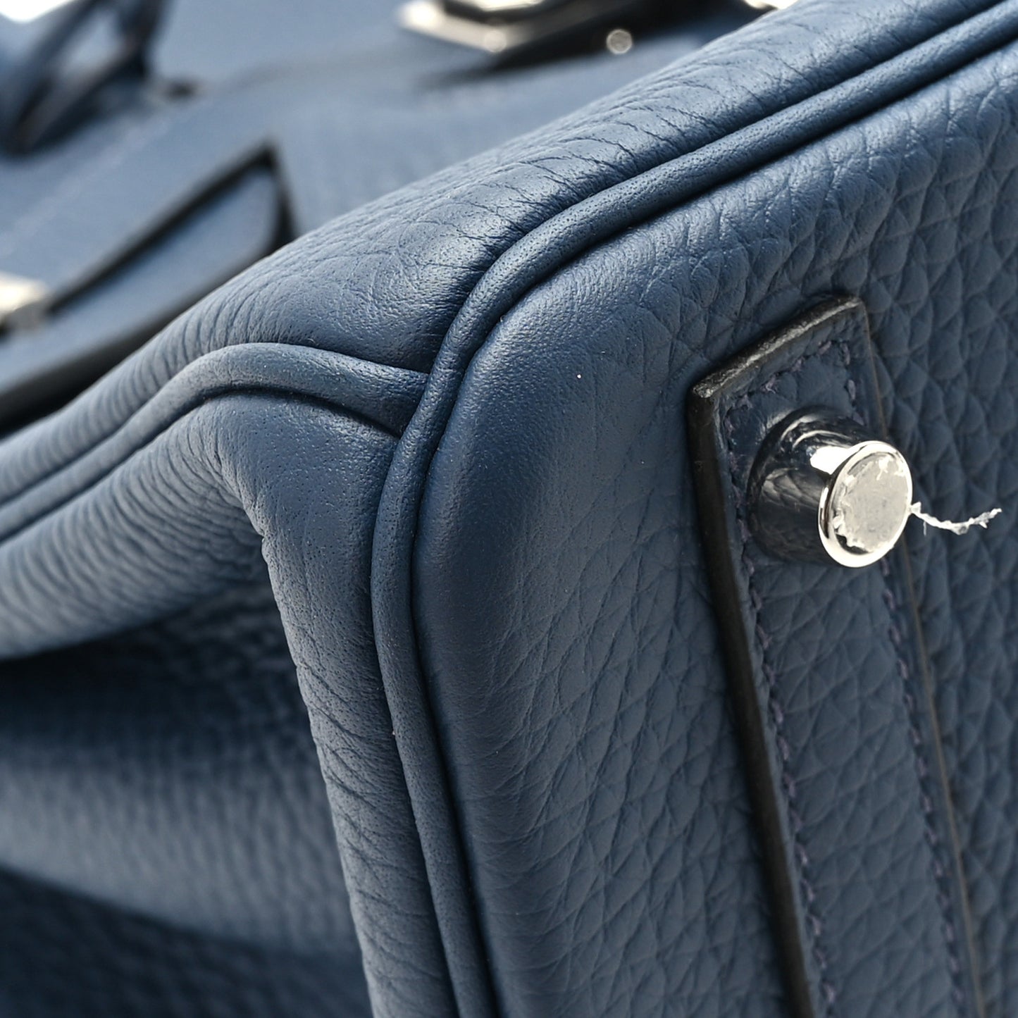 Togo Verso Birkin 30 Deep Bleu Bleu Zanzibar