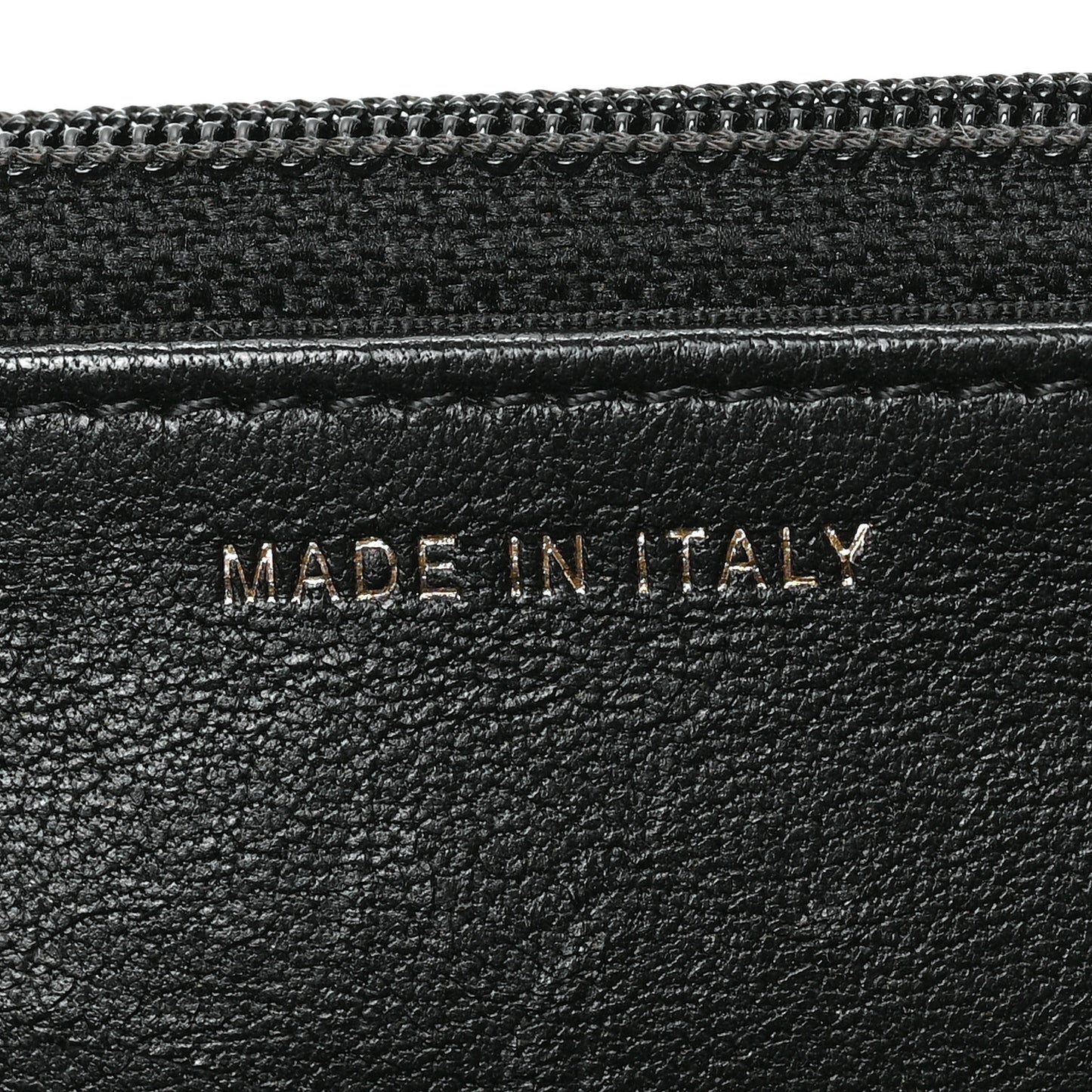 Lambskin Quilted Infinity Wallet On Chain WOC Black