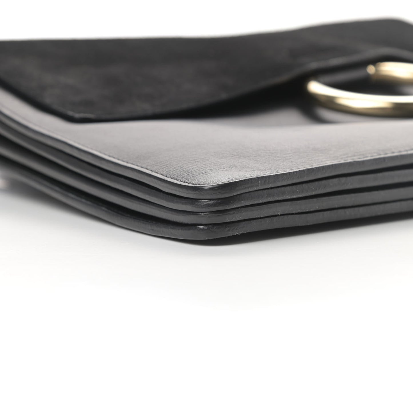 Suede Calfskin Medium Faye Shoulder Bag Black