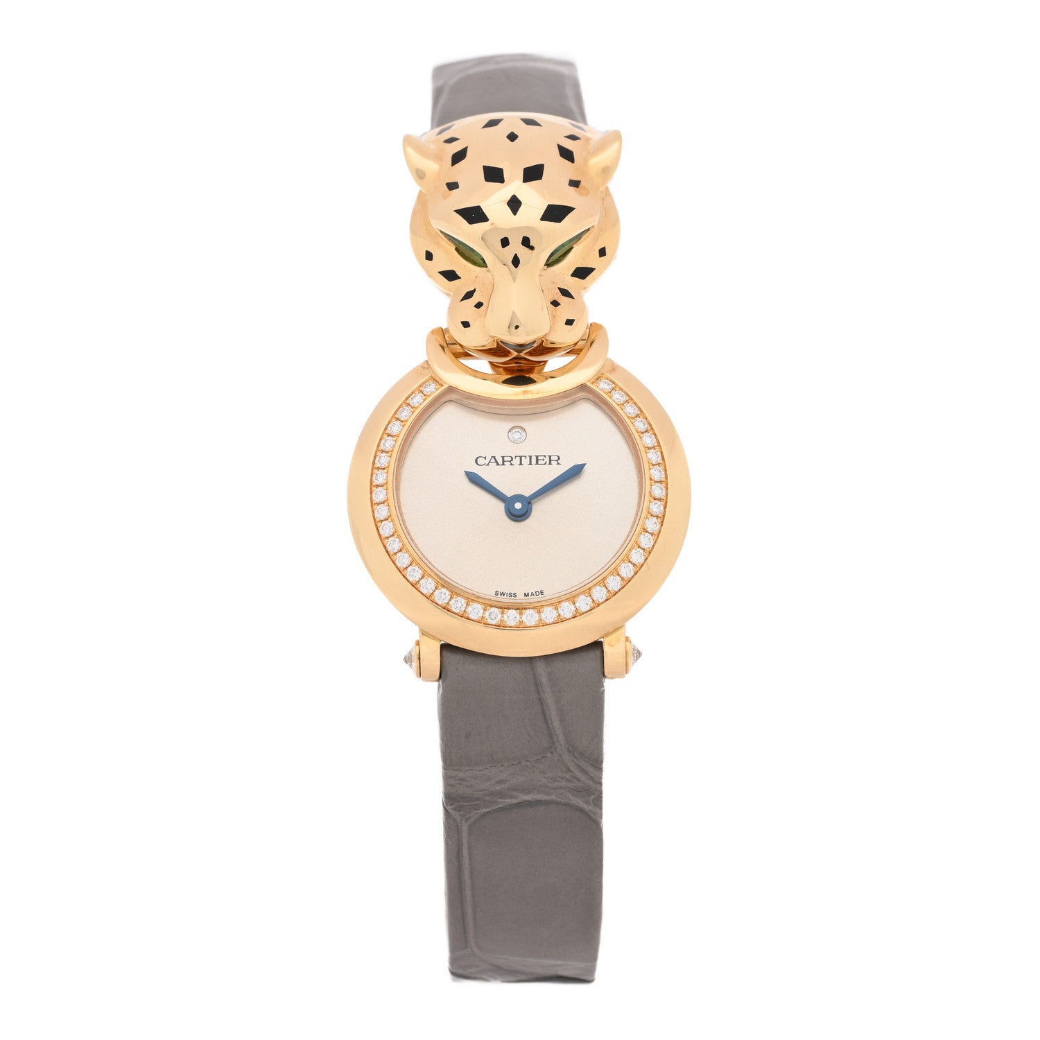 Cartier 18K Yellow Gold Alligator Diamond 23.6mm La Panthere