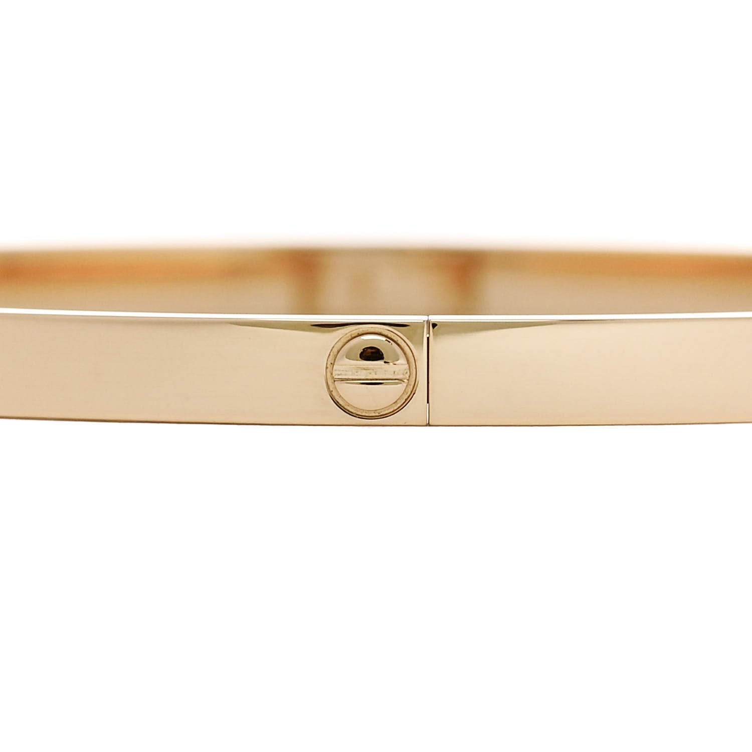 Cartier 18K Yellow Gold 6 Diamond Small LOVE Bracelet 18 4 of 8