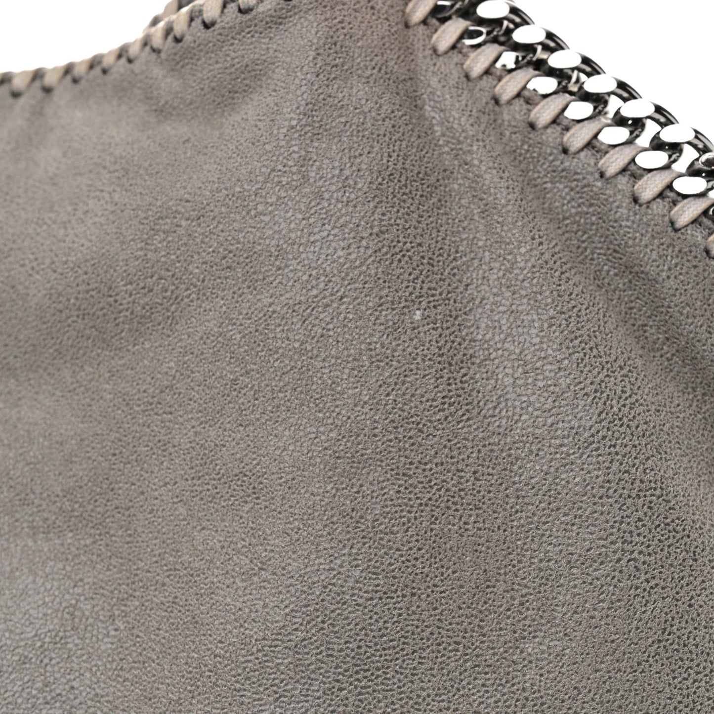 Shaggy Deer Falabella Fold Over Tote Grey