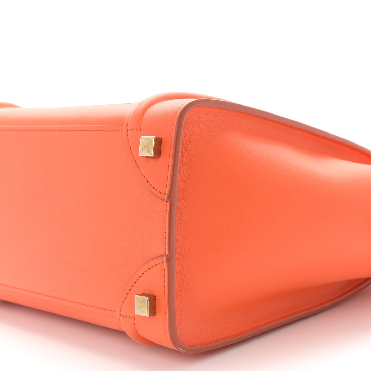Smooth Calfskin Mini Luggage Orange