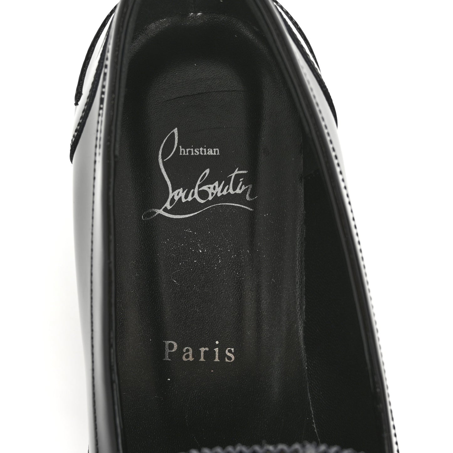 Patent Daisy Loafers 40.5 Black