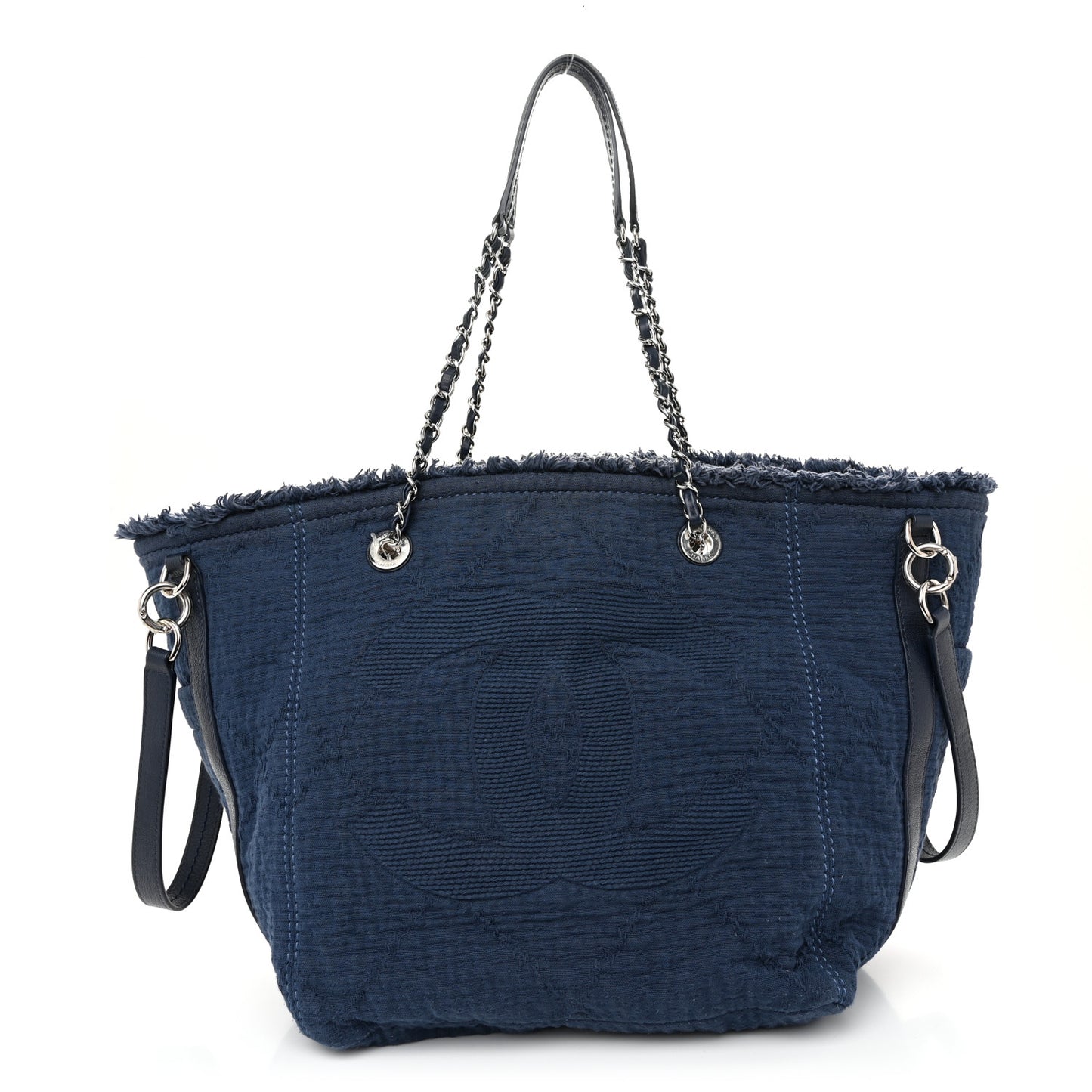 Canvas Medium Double Face Tote Navy