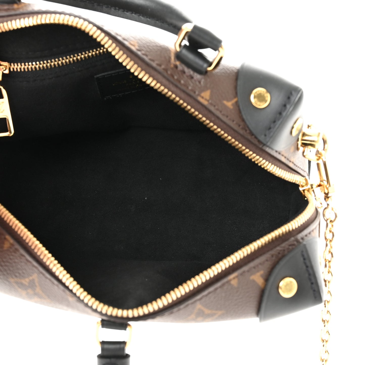 Monogram Petite Malle Souple Black
