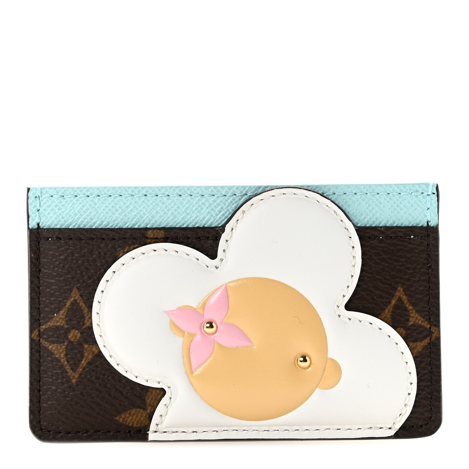 Louis Vuitton Monogram Vivienne Card Holder Animation Blue 1807072