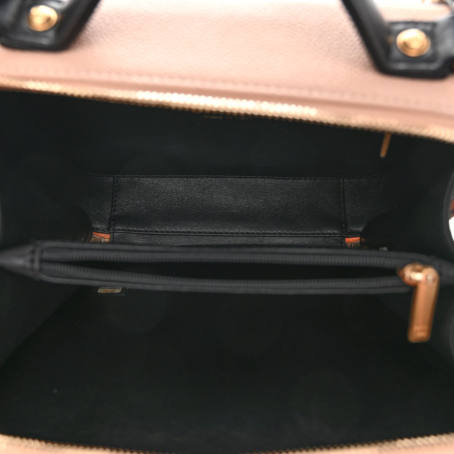 Caviar Quilted Medium CC Filigree Vanity Case Beige Black