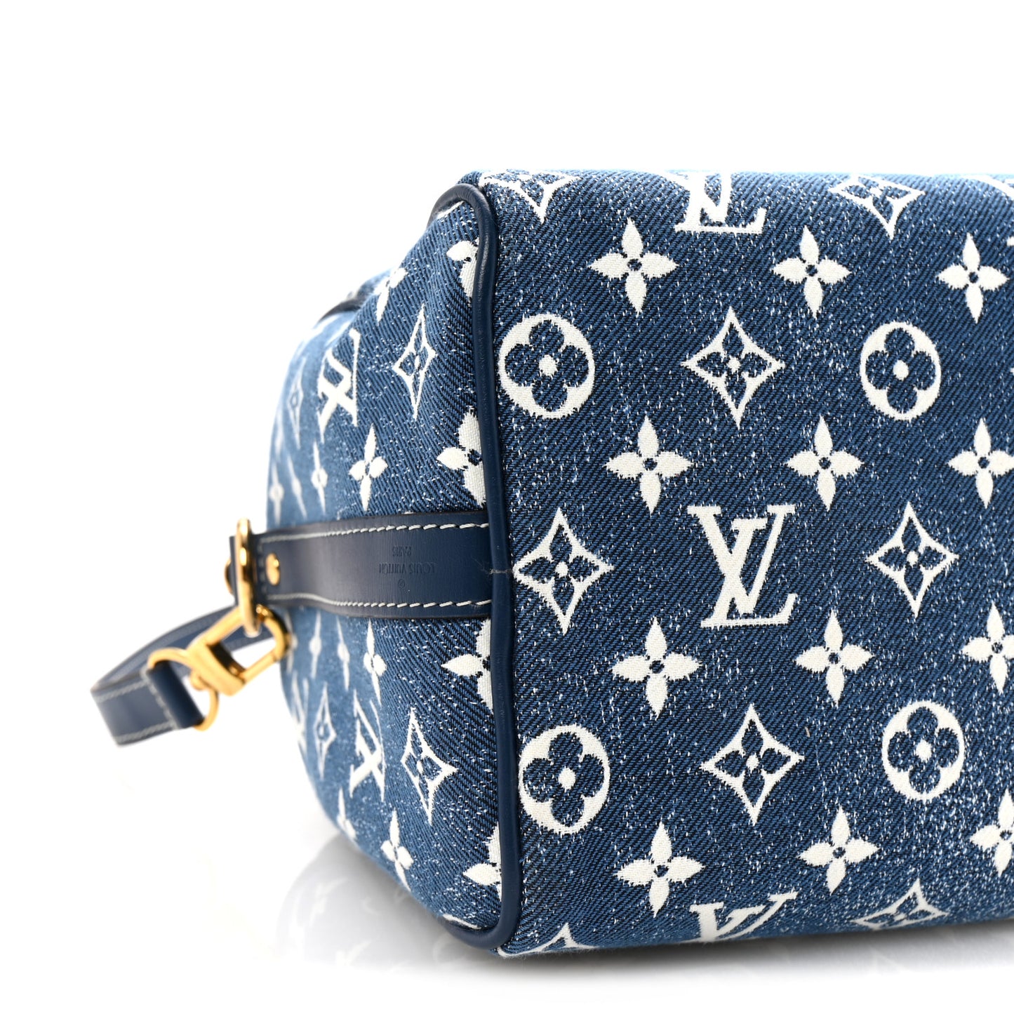 Monogram Jacquard Denim Speedy Bandouliere 25 Bleu