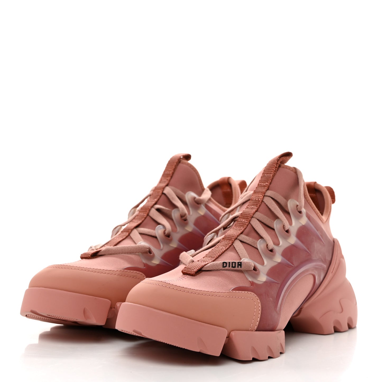 Neoprene Rubber Womens D-Connect Sneakers 39 Deep Nude