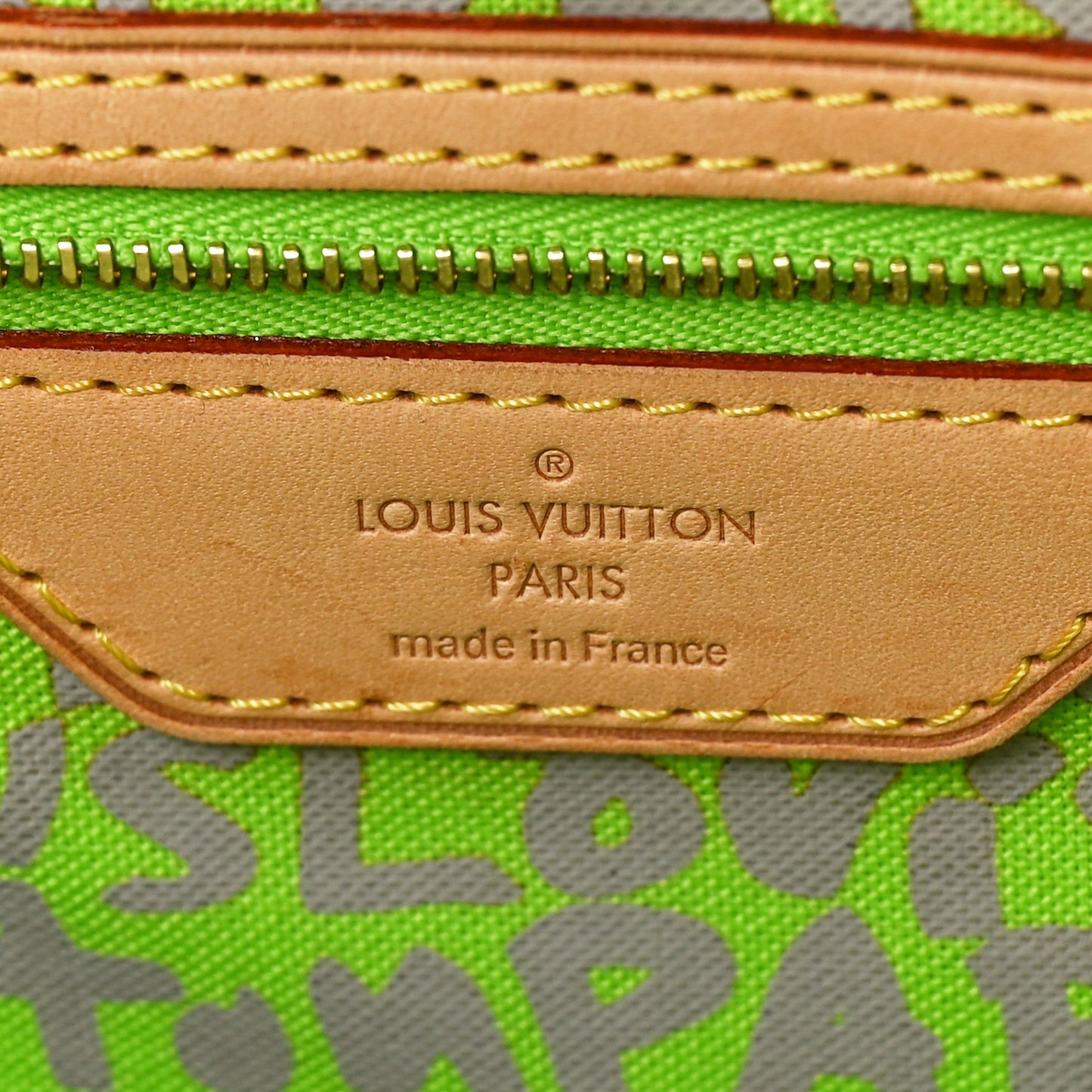 Monogram Graffiti Neverfull GM Green